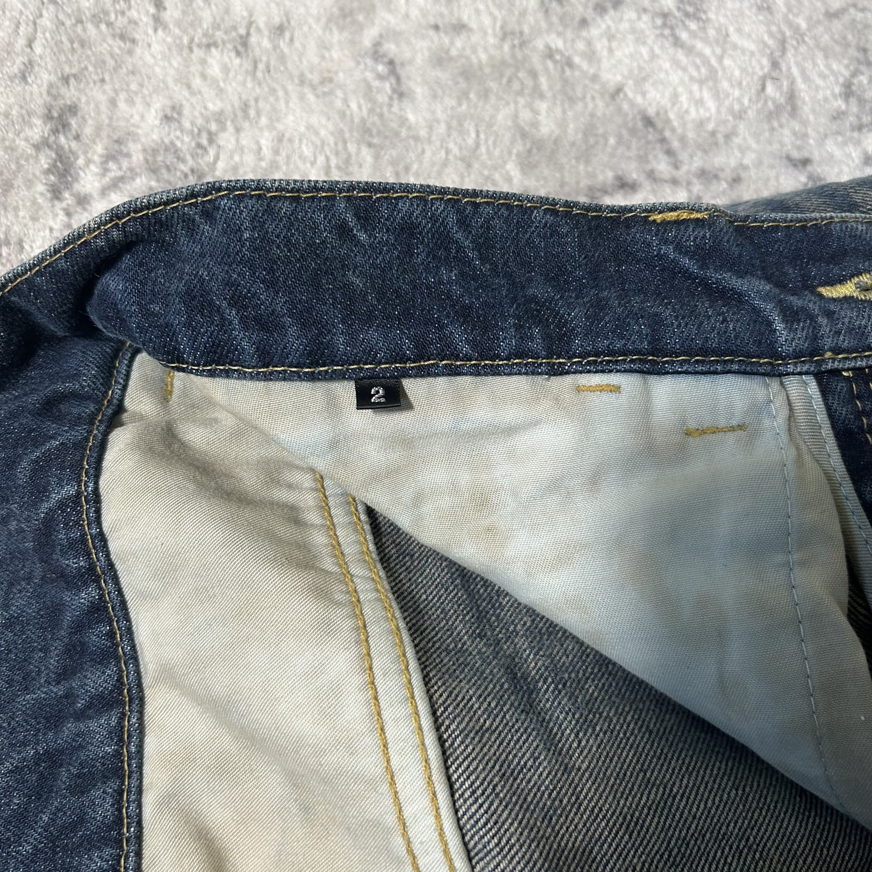Kazuyuki Kumagai Attachment Kazuyuki Kumagai Attachment J-Cut Bootcut Flared Denim Jeans Size US 30 / EU 46 - 6 Thumbnail