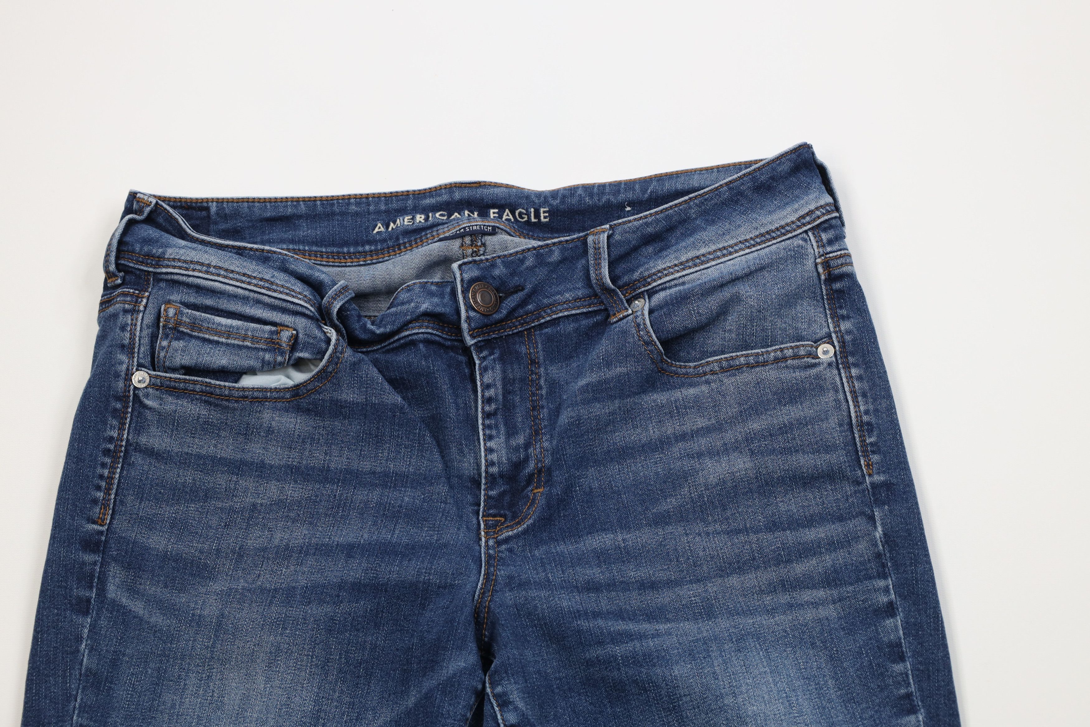 American Eagle Outfitters Vintage Y2K American Eagle Flared Bootcut Denim Jeans Size 36" / US 14 / IT 50 - 2 Thumbnail