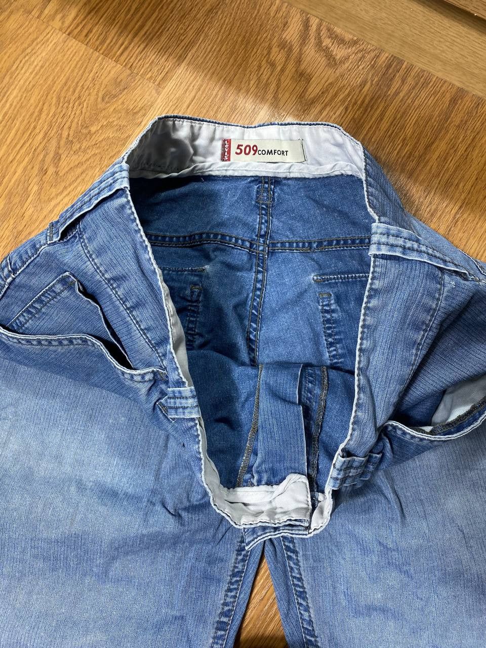 Japanese Brand × Levi's Crazy Crash Dirty Baggy Faded Jean Japan Avant Garde Style Size US 34 / EU 50 - 9 Thumbnail