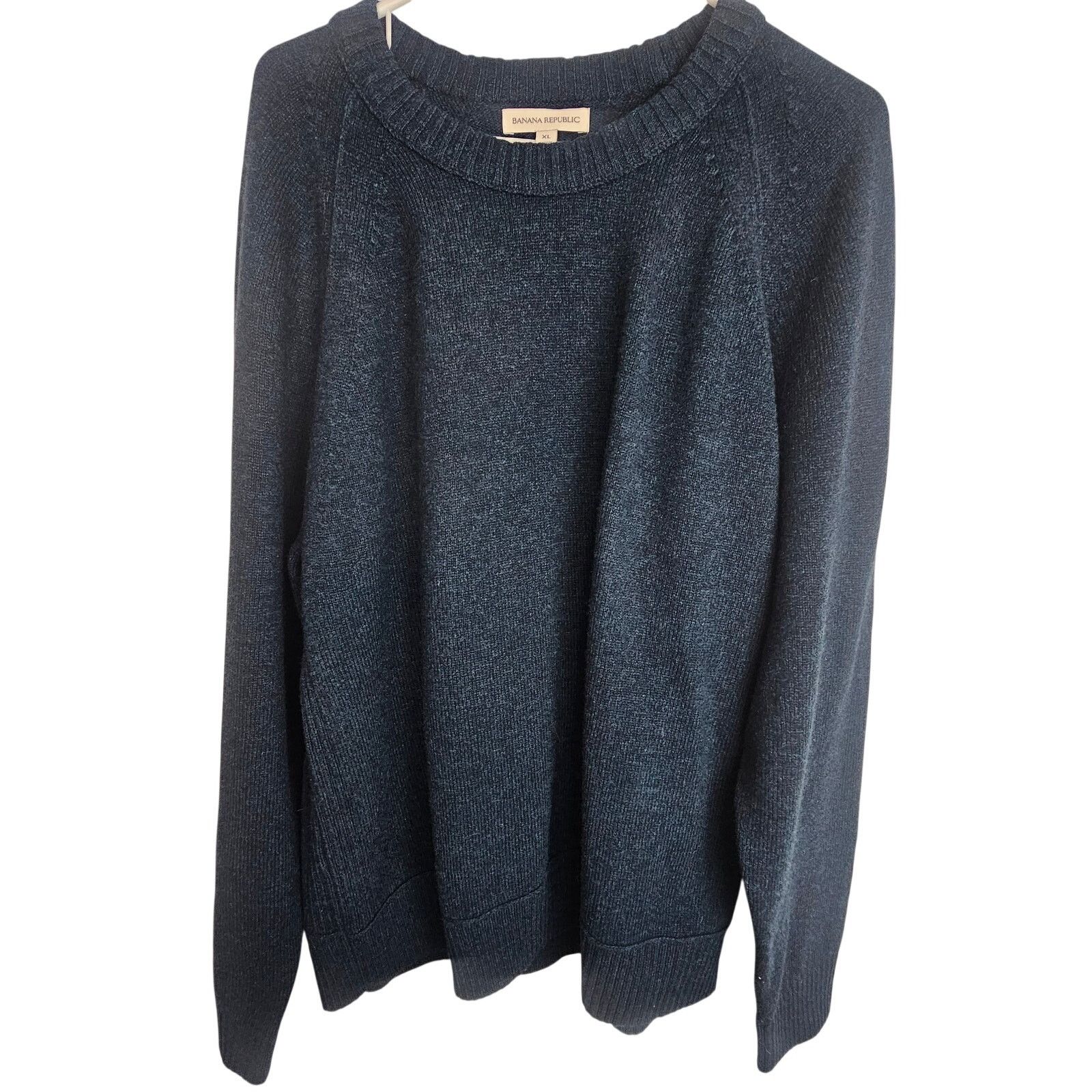 Banana Republic Banana Republic Mens Wool Pullover Sweater Sz XL Minimalist Size US XL / EU 56 / 4 - 1 Thumbnail