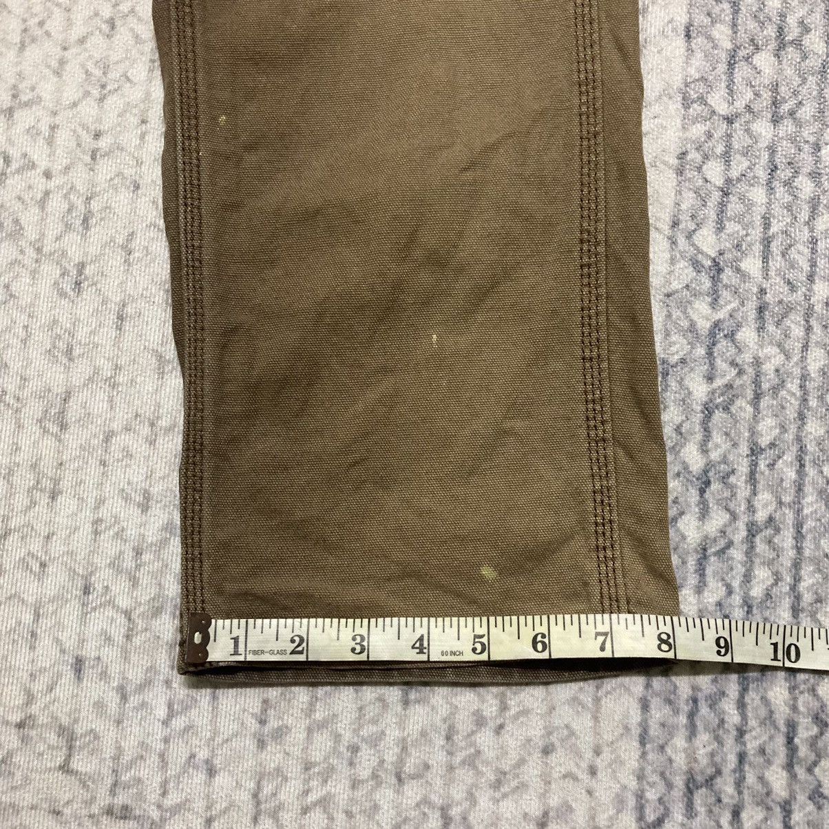 Carhartt × Carhartt Wip × Vintage Sunfaded Carhartt Brown Carpenter Pants with Some Paint Size US 32 / EU 48 - 19 Thumbnail