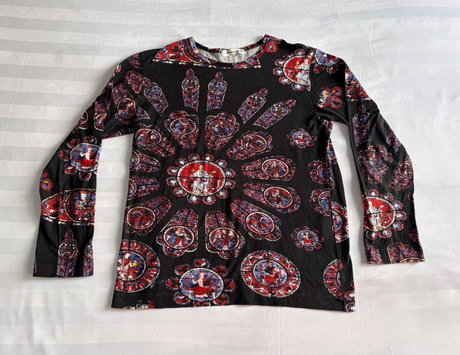Comme des Garcons CDG 91ss Vintage Buddha Print Long Sleeve Top Size M / US 6-8 / IT 42-44 - 1 Thumbnail