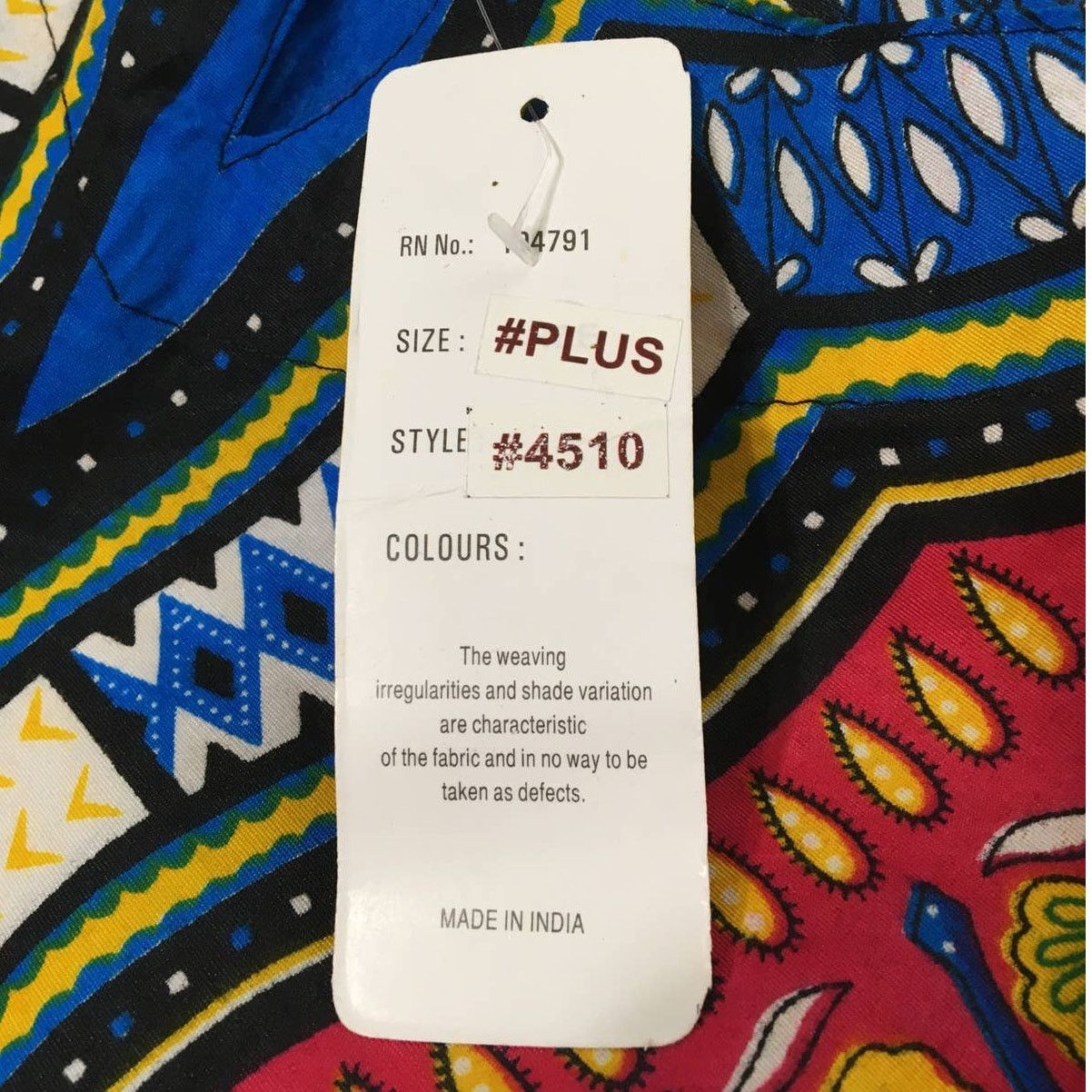 Other NWT Advance Apparels Plus Size 100% Cotton Dashiki Size XL / US 12-14 / IT 48-50 - 4 Thumbnail