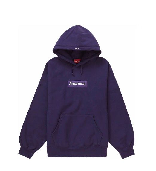 Supreme Supreme Box Logo Hooded Sweatshirt (FW23) Dark Purple