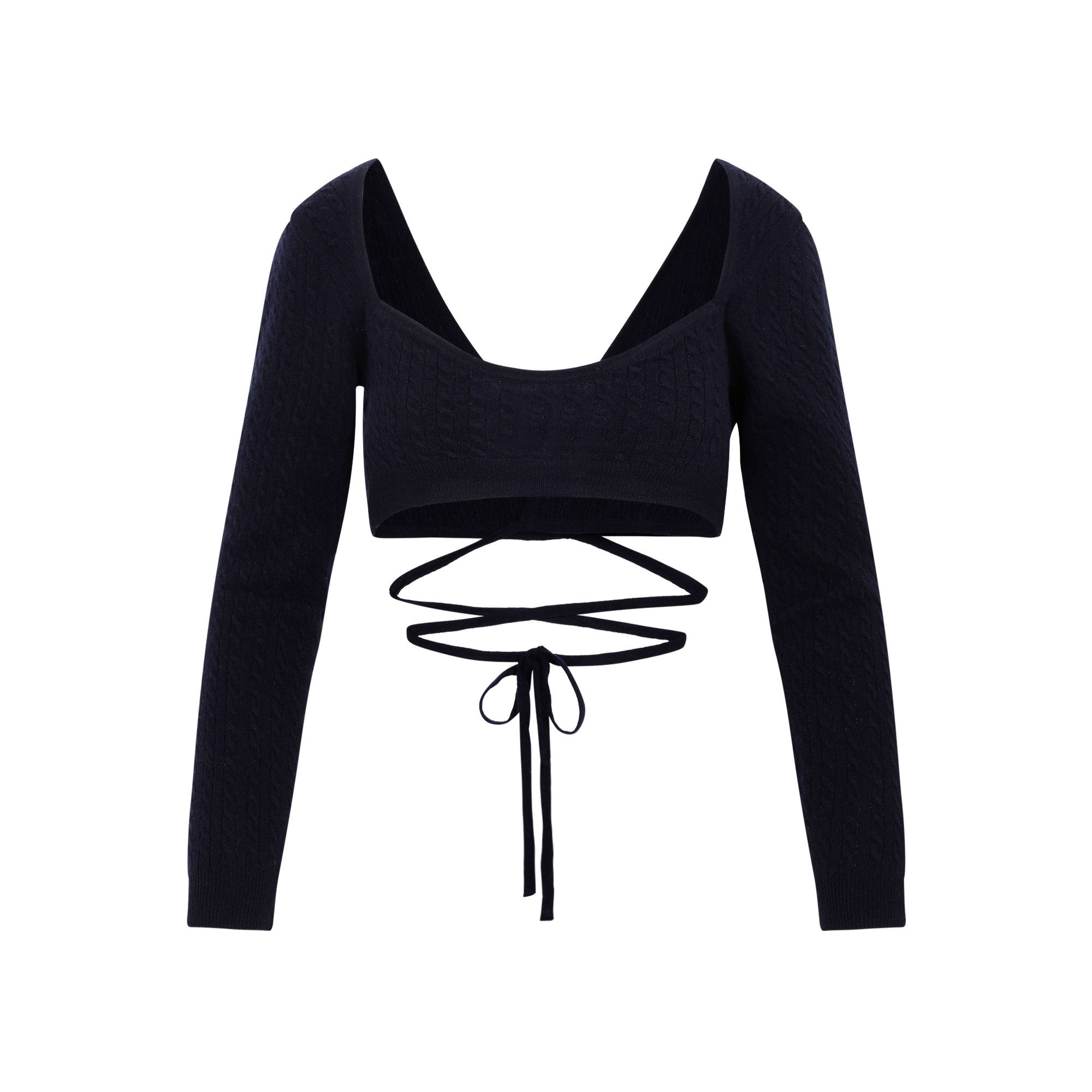 Patou Patou Wrap Knitted Top Size M / US 6-8 / IT 42-44 - 1 Thumbnail