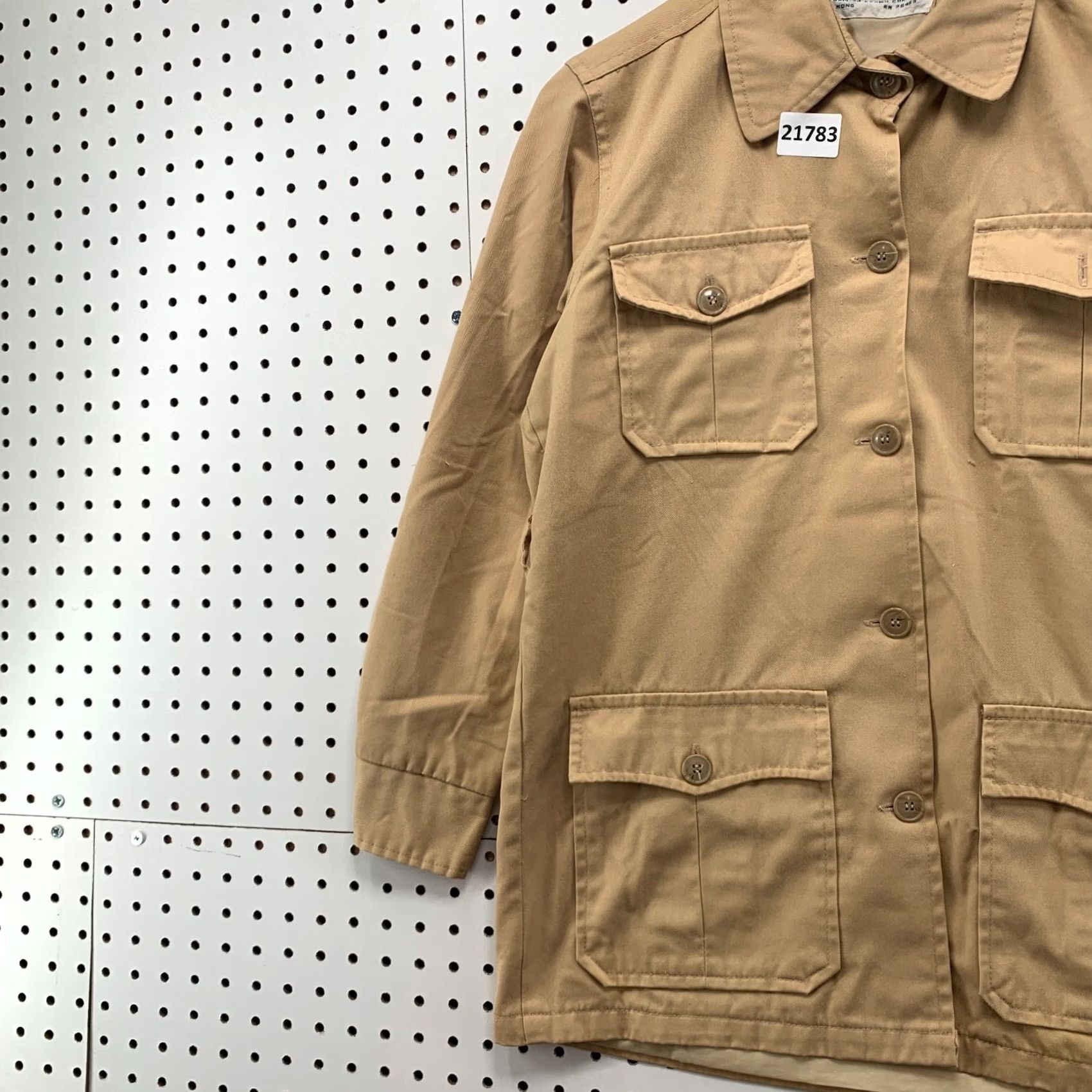 Vintage VINTAGE Windy Weather Womens Button Coat Overcoat 19x28 Made In UK Brown Windy Weather Womens Coat 1940s 50s 60s Mens Womens Girls Size L / US 10 / IT 46 - 3 Thumbnail