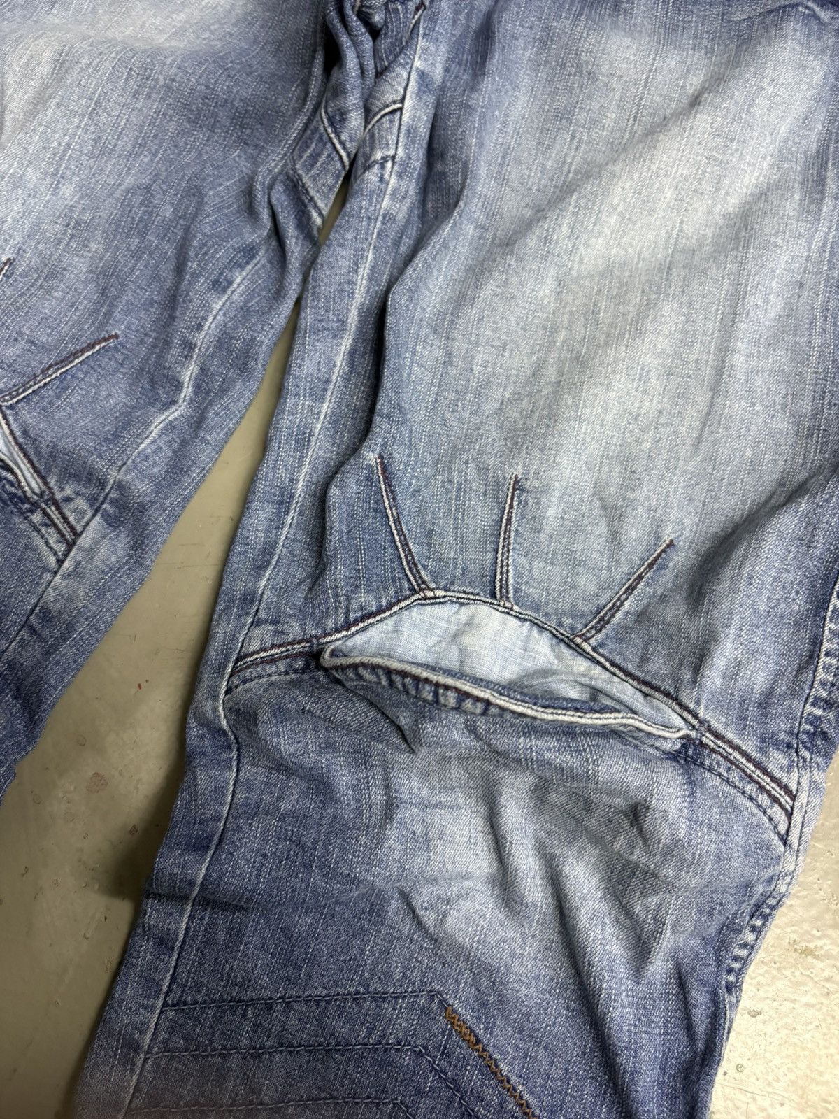 Marithe + Francois Girbaud Vintage Buckle Back Marithe+Francois Girbaud Y2K Capri Jeans Size US 28 / EU 44 - 6 Thumbnail