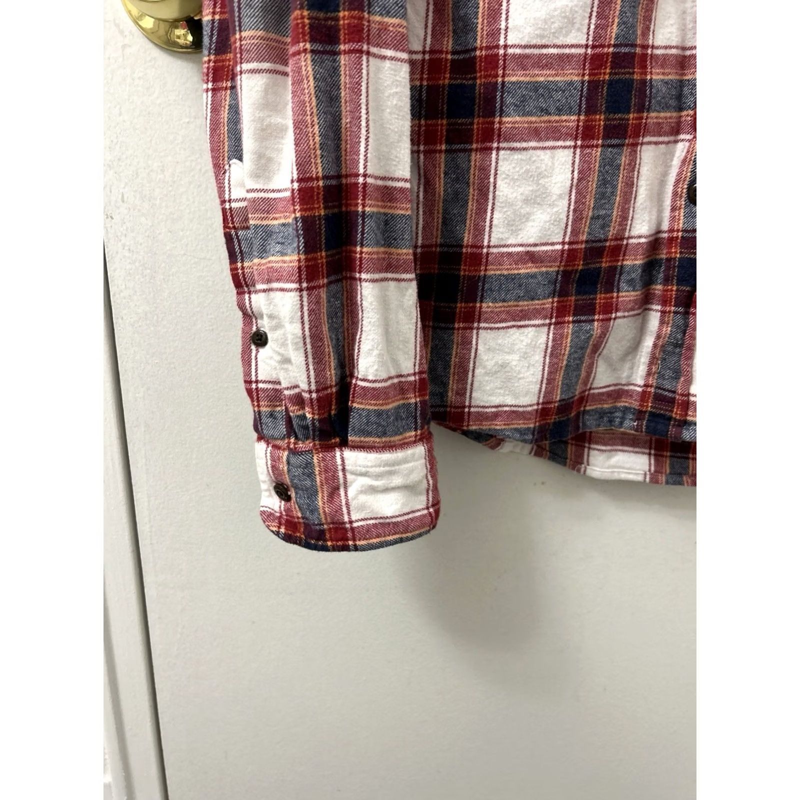 Superdry VINTAGE Superdry Shirt Mens M Red Flannel Plaid Button-Down Pocket L/S Size US M / EU 48-50 / 2 - 7 Thumbnail