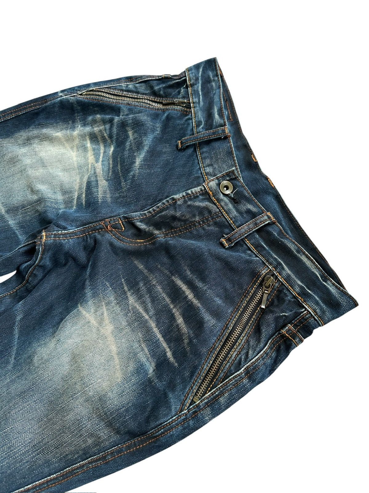 Boycott 2000's Boycott - Indigo distressed blue jeans Size US 31 - 8 Thumbnail