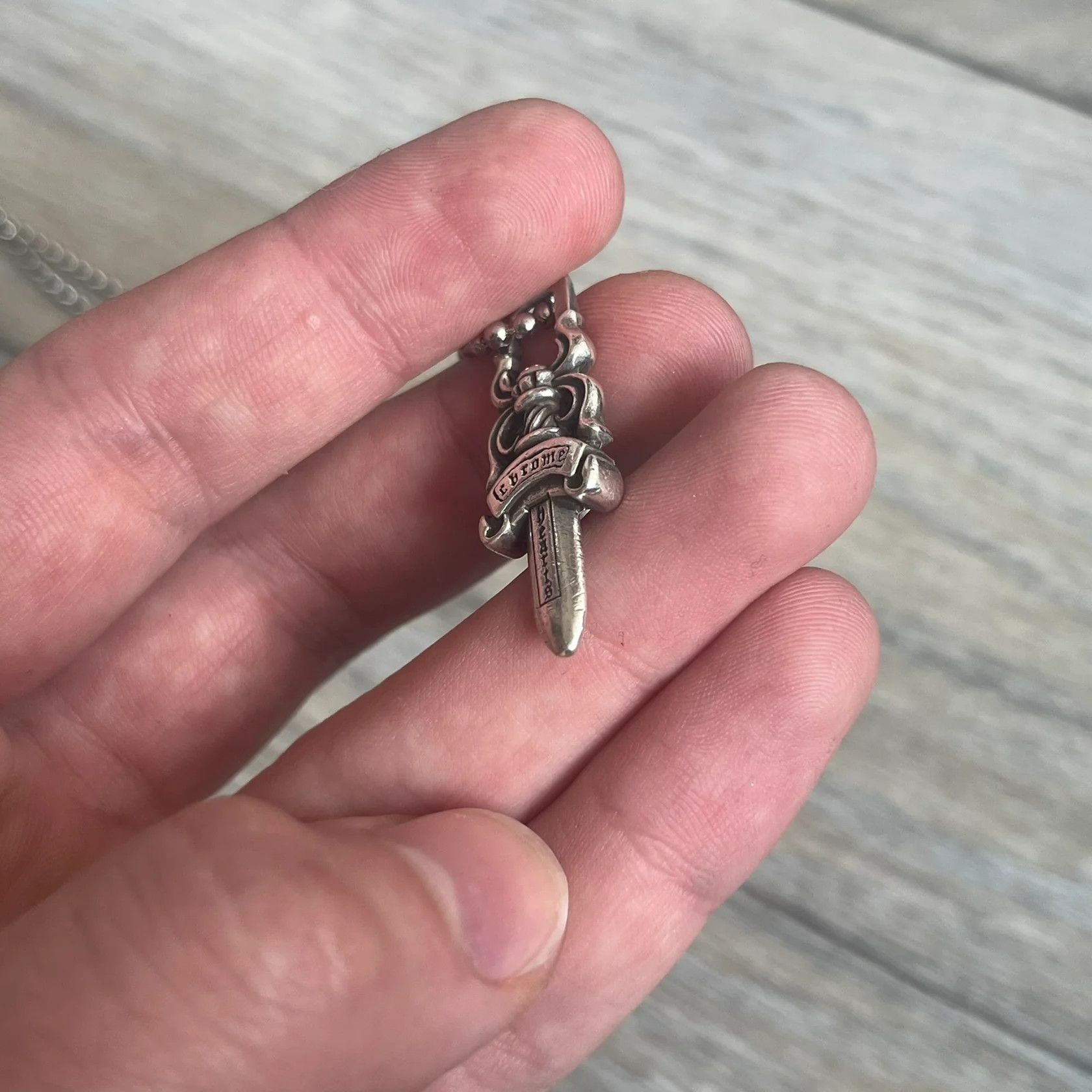 Chrome Hearts Chrome Hearts Dagger Zipper 925 Silver Necklace Size ONE SIZE - 3 Thumbnail