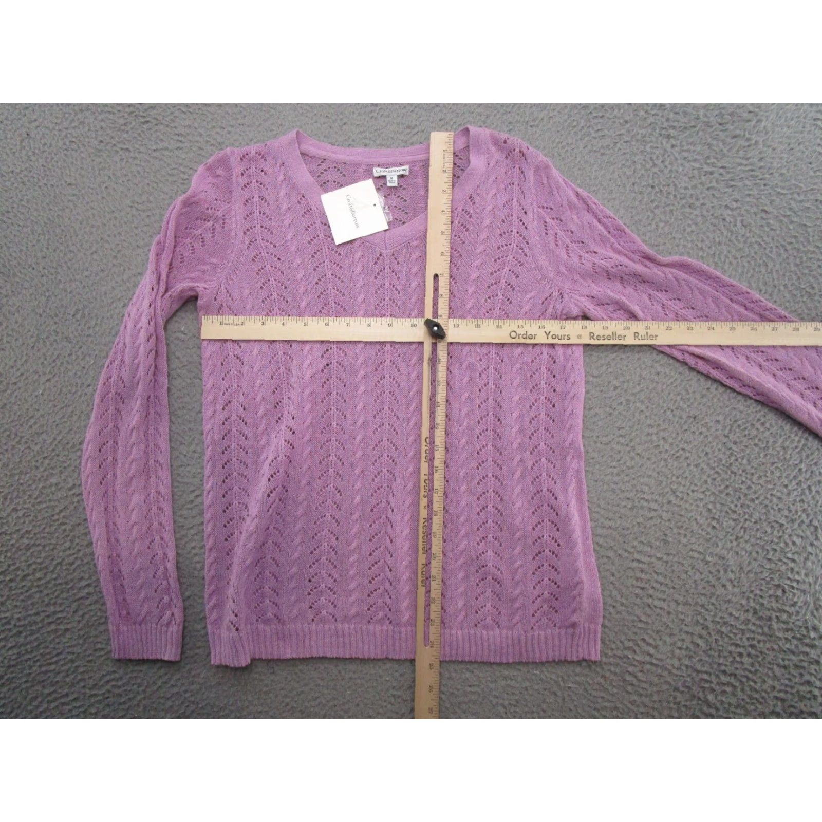 Barrow Croft and Barrow Women's Lightweight Lavender Purple Knit Sweater Size M NEW Size M / US 6-8 / IT 42-44 - 4 Thumbnail
