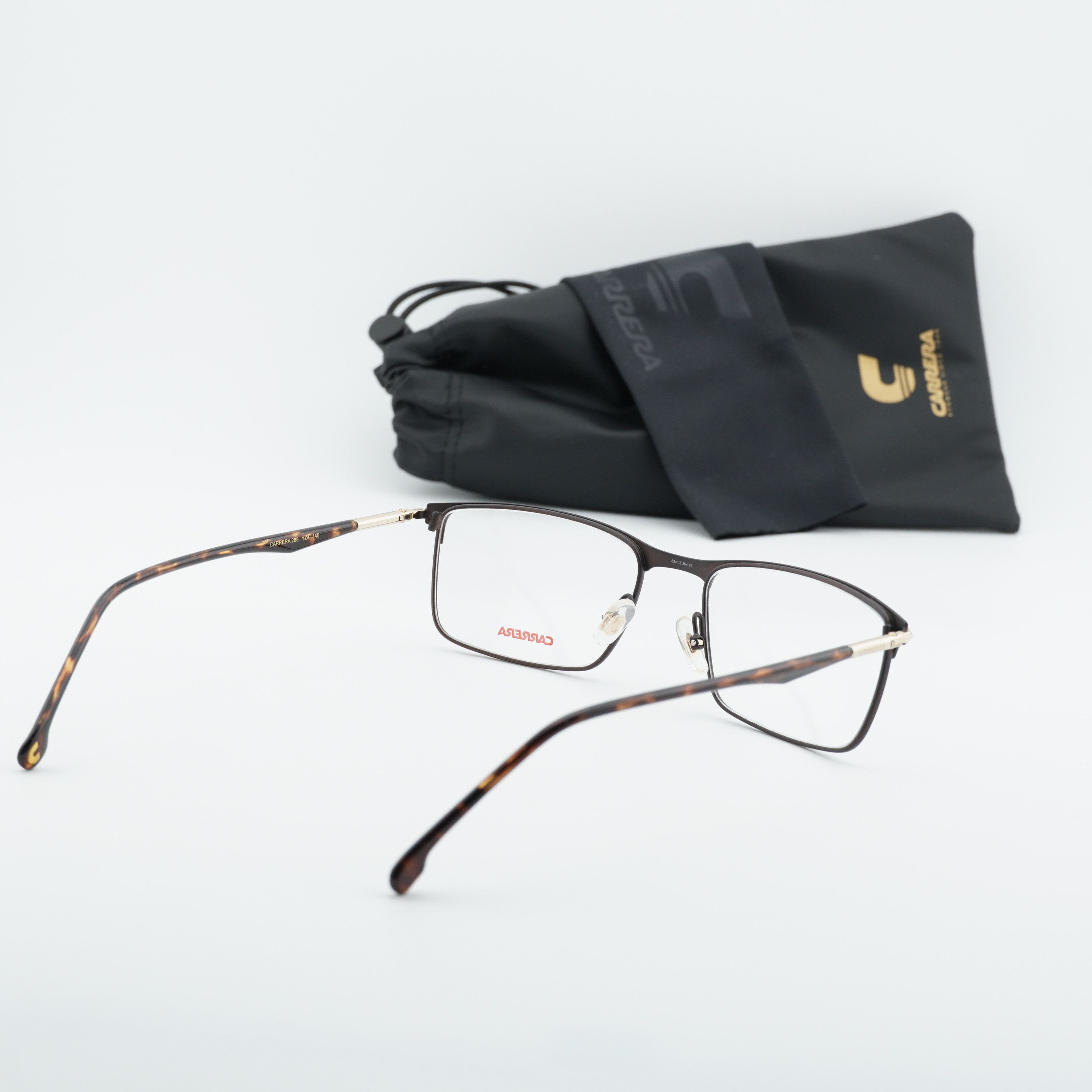 Carrera Carrera CA288 0YZ4 00 Rectangle 55mm Brown Eyeglasses Size ONE SIZE - 10 Thumbnail