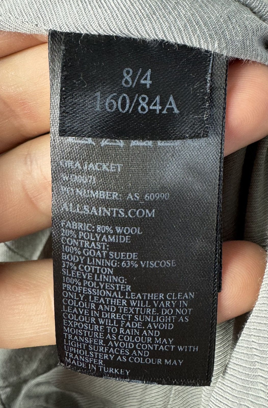 Allsaints All Saints Ora Wool Blend Jacket Size S / US 4 / IT 40 - 9 Thumbnail