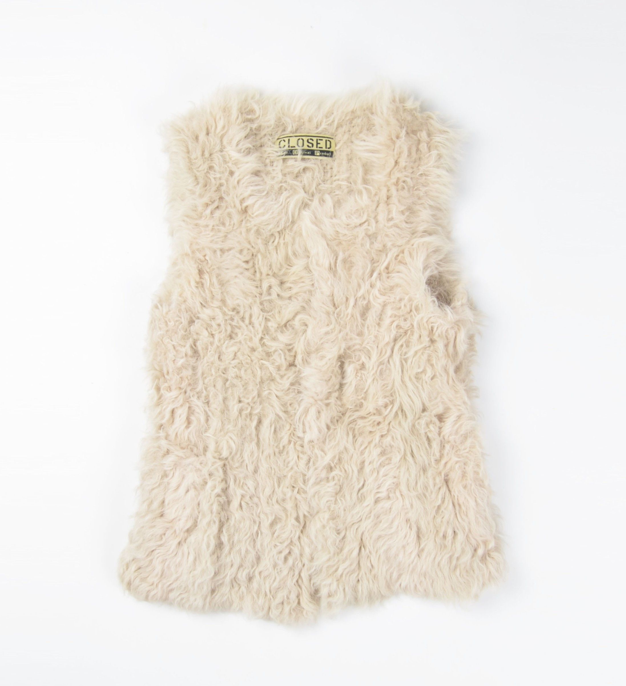 CLOSED × Marithe + Francois Girbaud Closed by Marithe Francois Girbaud Lambskin Fur Child Vest Size L / US 10 / IT 46 - 4 Thumbnail