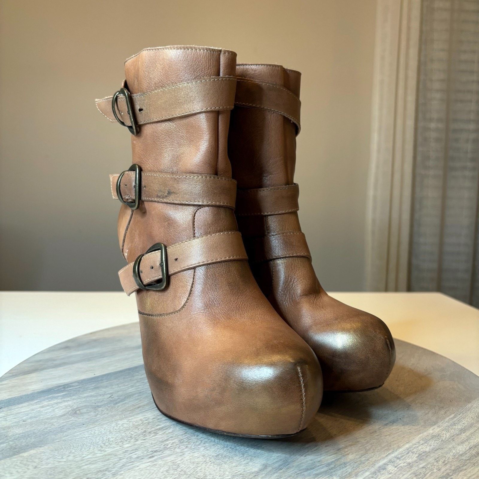 Bed Stu Bed Stu Cobbler Series Distressed Ankle Boots Women's Size 9 Size US 9 / IT 39 - 5 Thumbnail