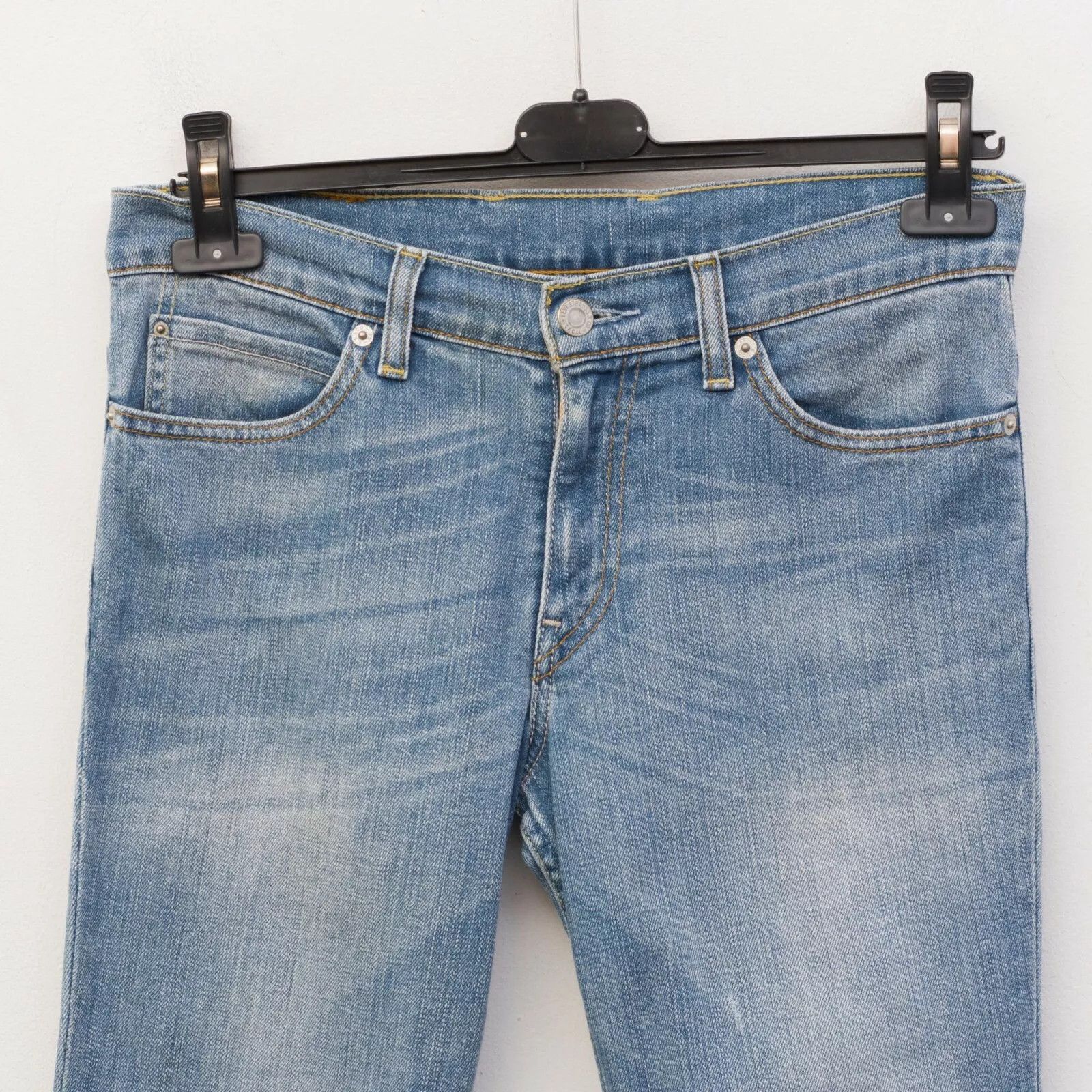 Levi's STRAUSS Straight W29 L32 Fit Denim Jeans Trousers Mid Rise Size 29" - 8 Thumbnail