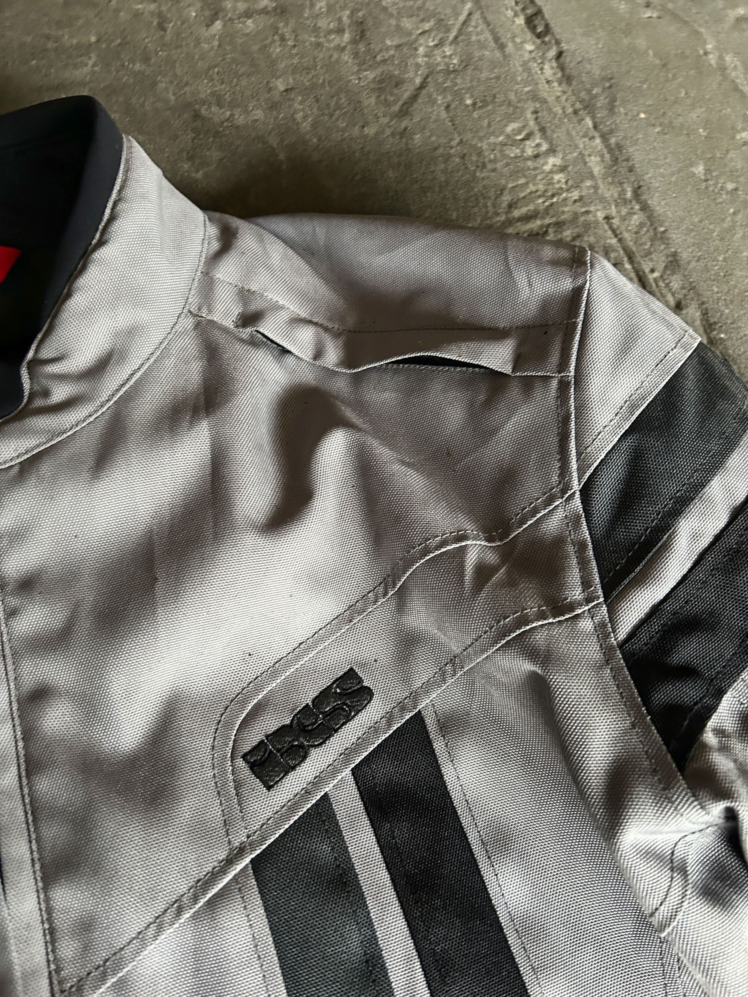Vintage IXS Silver Grey Motorcycle Racing Jacket Biker Moto Style Size US XL / EU 56 / 4 - 7 Thumbnail