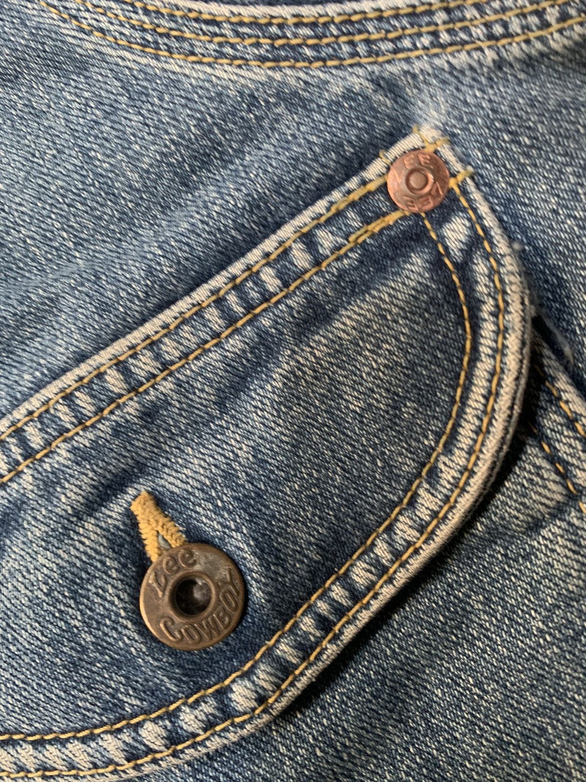 Lee Vtg trucker denim jacket type 1 lee cowboy denim sanforized Size US L / EU 52-54 / 3 - 4 Thumbnail