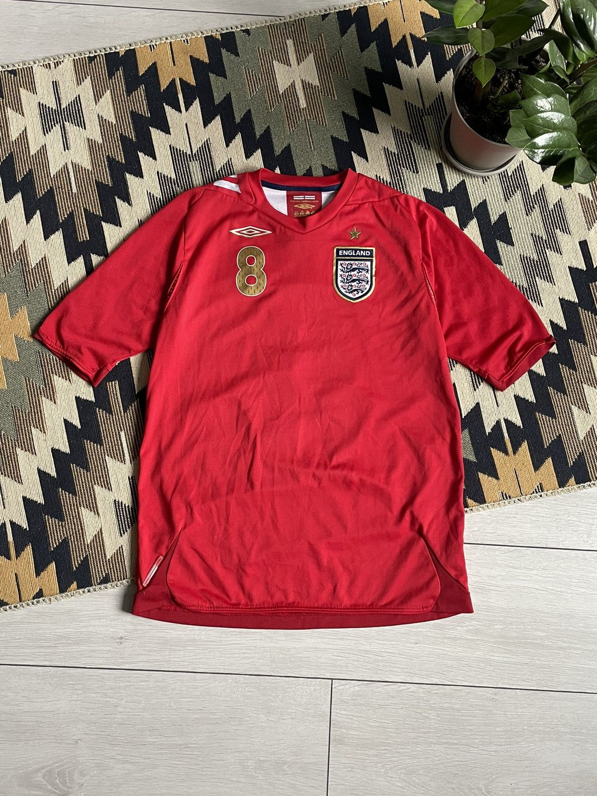 Vintage Vintage Umbro England Lampard 8 Jersey Size US S / EU 44-46 / 1 - 2 Thumbnail
