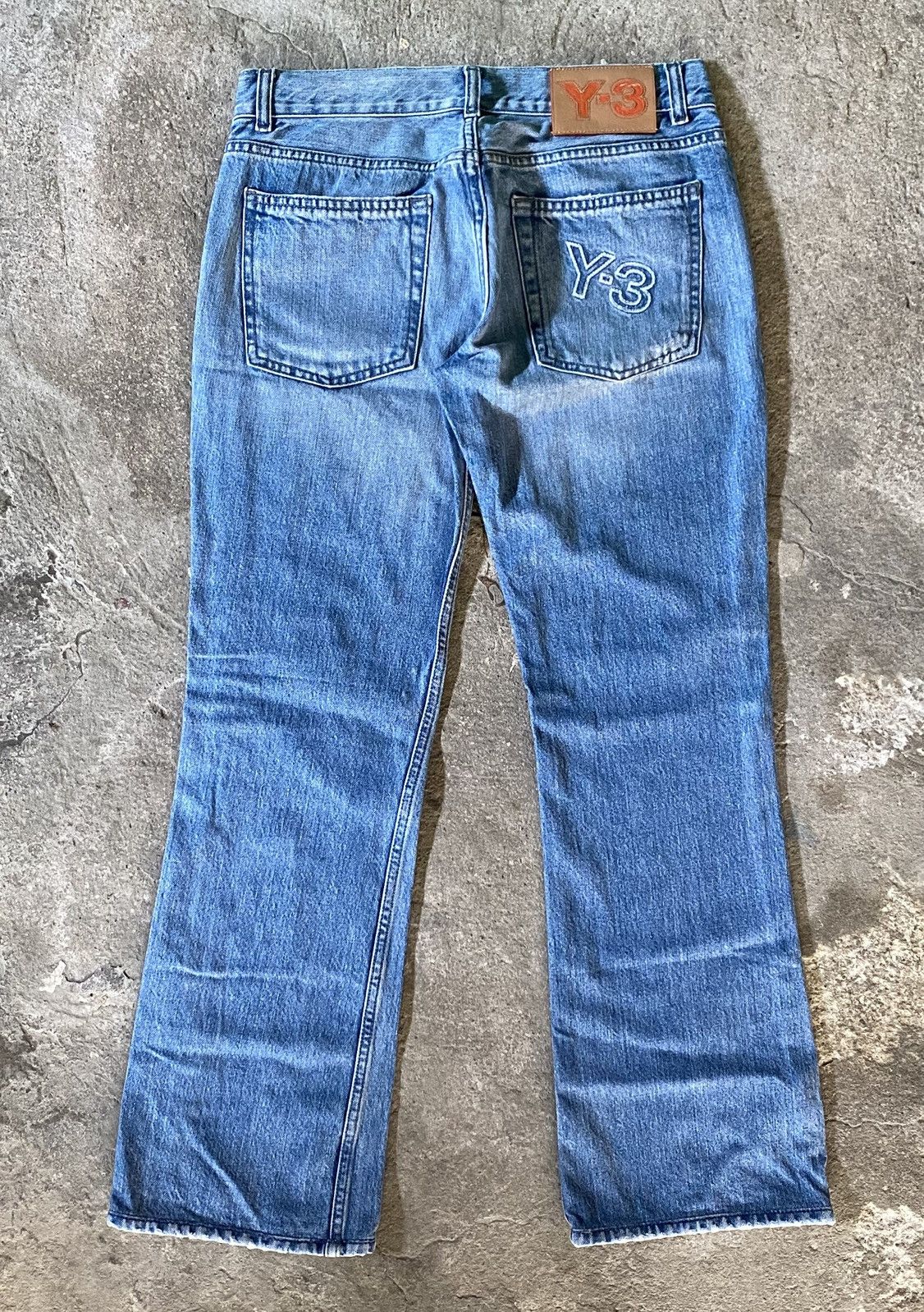 Yohji Yamamoto Y-3/Yohji Yamamoto - ‘06 Boot Cut Jeans Size US 28 / EU 44 - 1 Thumbnail