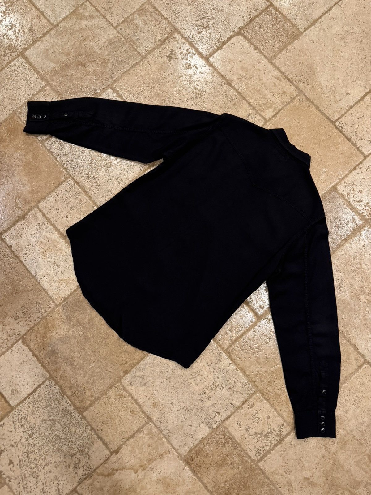 Saint Laurent Paris Saint Laurent x Hedi Western Black Button Up Shirt Size US XXL / EU 58 / 5 - 11 Thumbnail