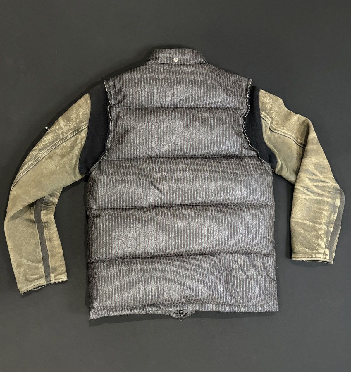 Undercover Undercover AW05 Hybrid Leather Puffer Jacket Size US M / EU 48-50 / 2 - 2 Thumbnail