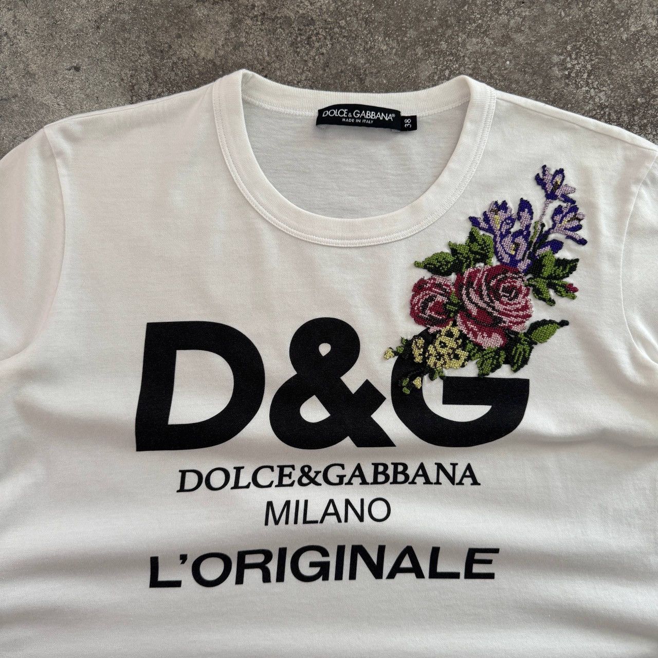 Dolce & Gabbana Dolce & Gabbana Vintage Big Logo T-Shirt Size M / US 6-8 / IT 42-44 - 3 Thumbnail