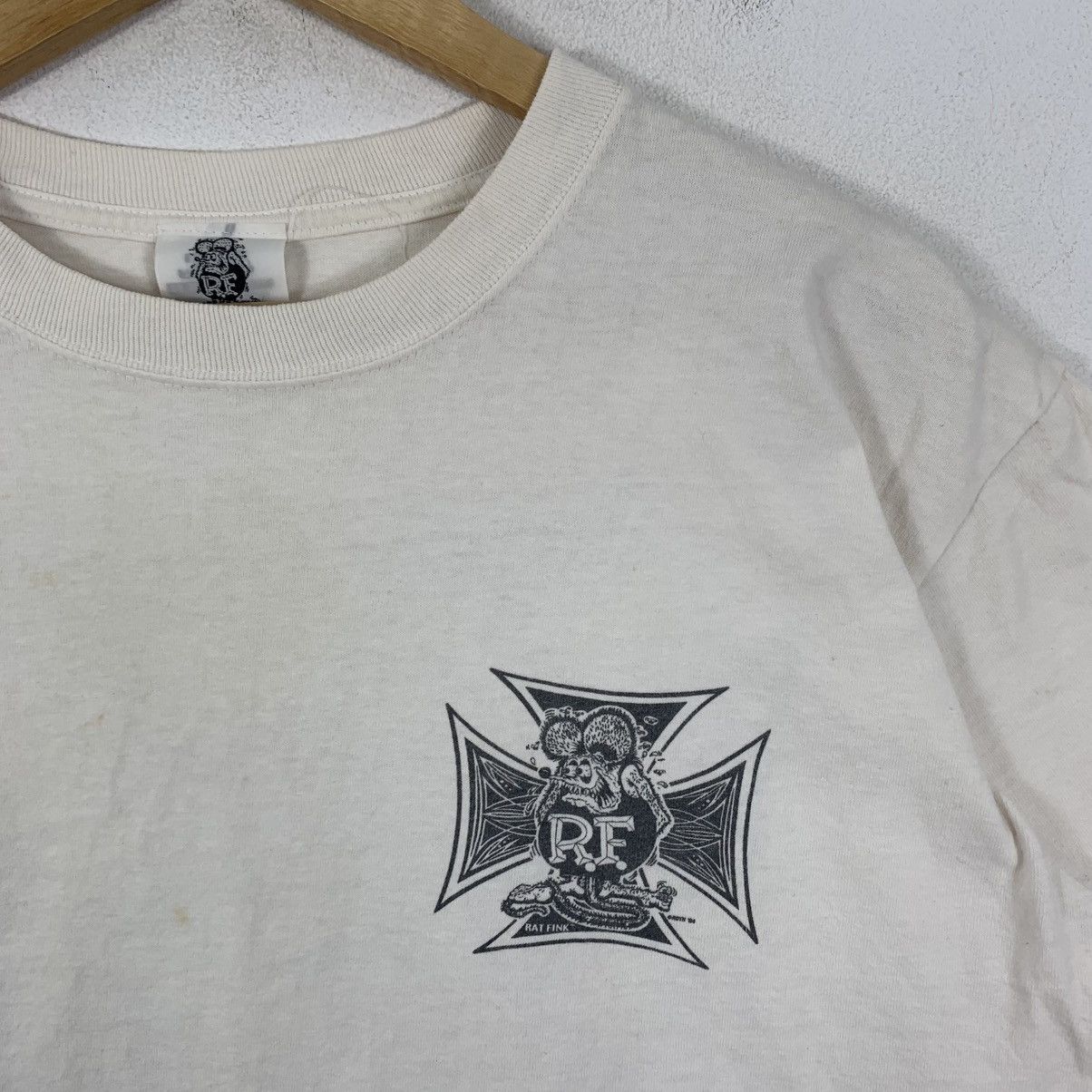 Vintage Vintage RAT FINK ROTH 84’ Mooneyes Short Sleeve Tshirt Size US M / EU 48-50 / 2 - 5 Thumbnail