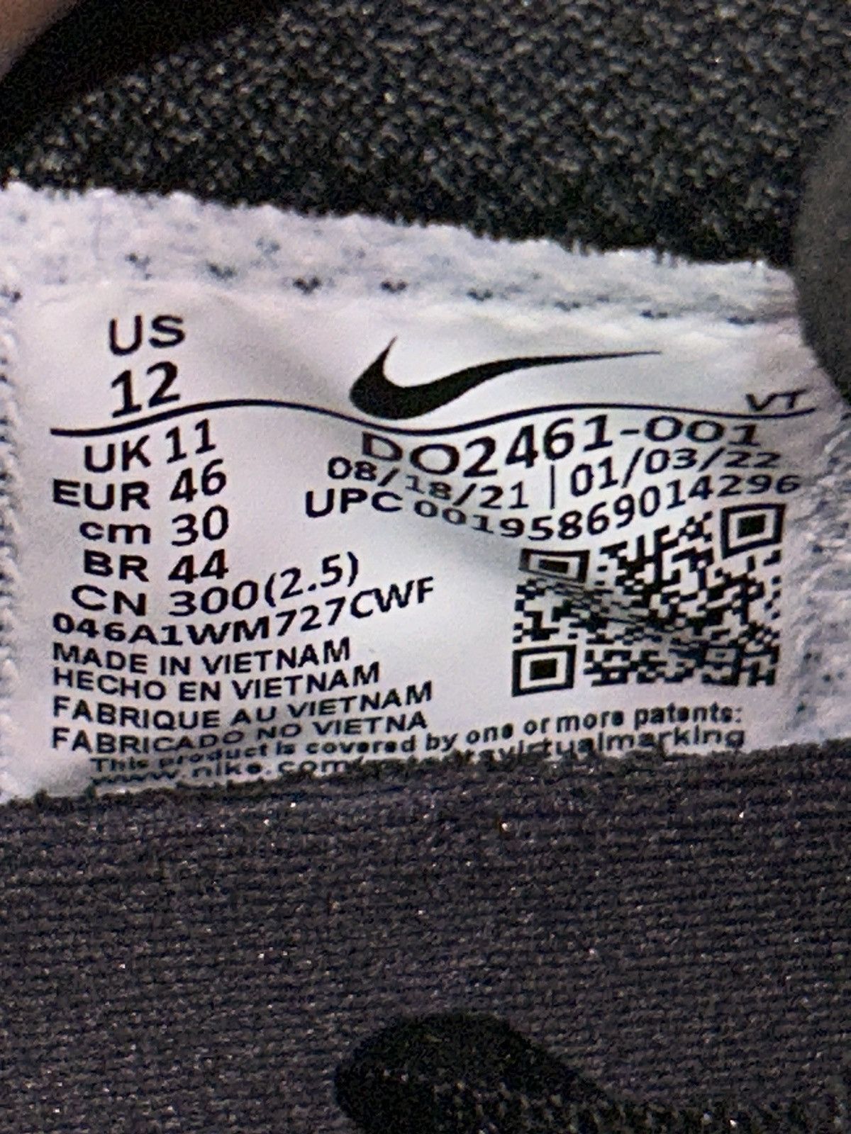 Nike × Stussy Nike Air Max 2013 Stussy Black DO2461-001 size 12 Size US 12 / EU 45 - 10 Thumbnail