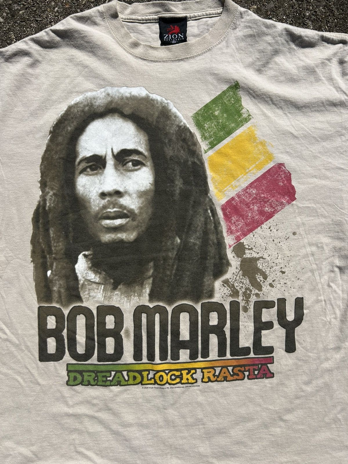 Zion Rootswear Vintage Y2K Zion Rootswear Bob Marley Dreadlock Rasta Tshirt Size US XXL / EU 58 / 5 - 5 Thumbnail