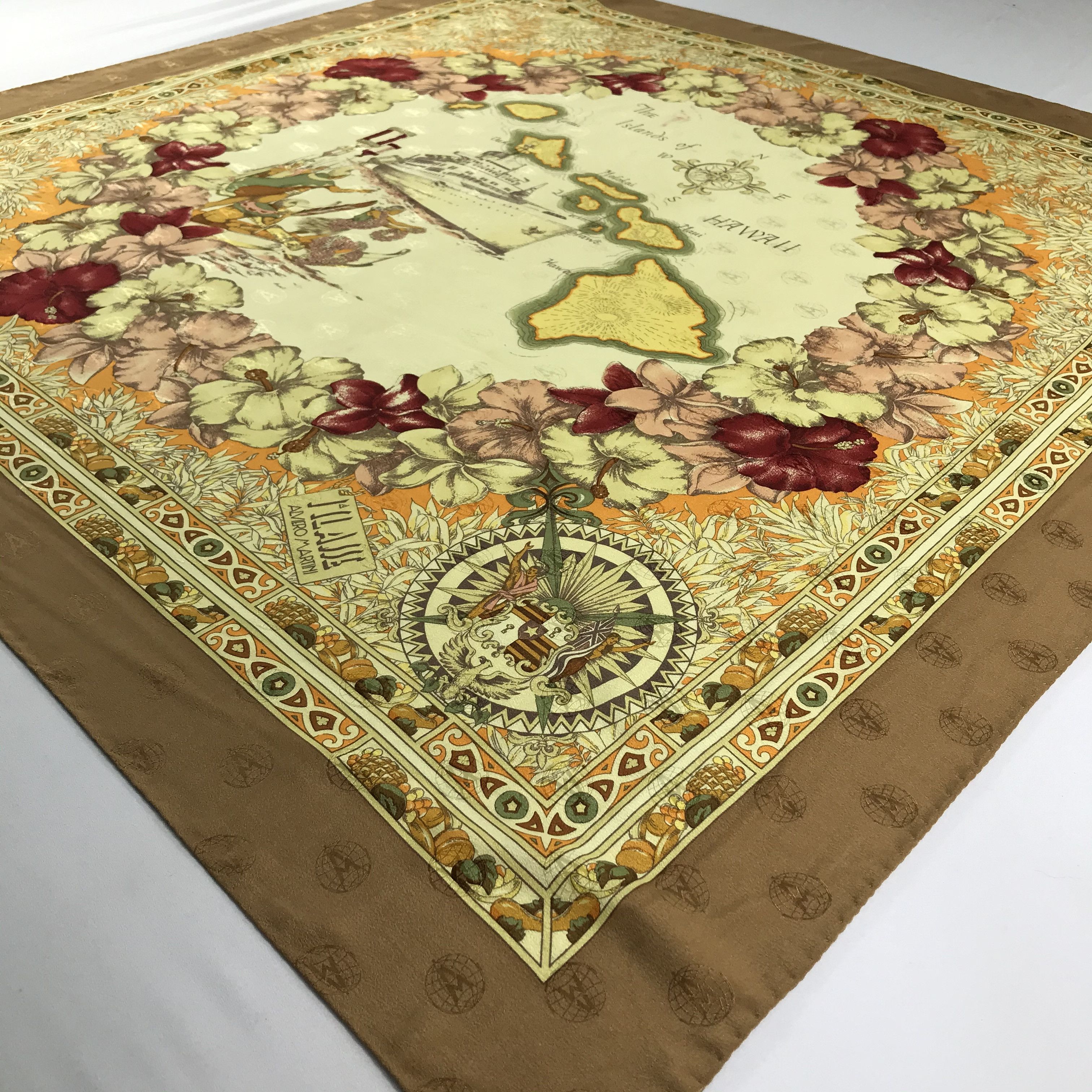 Alviero Martini Vintage Alviero Martini Silk Scarf Size ONE SIZE - 3 Thumbnail