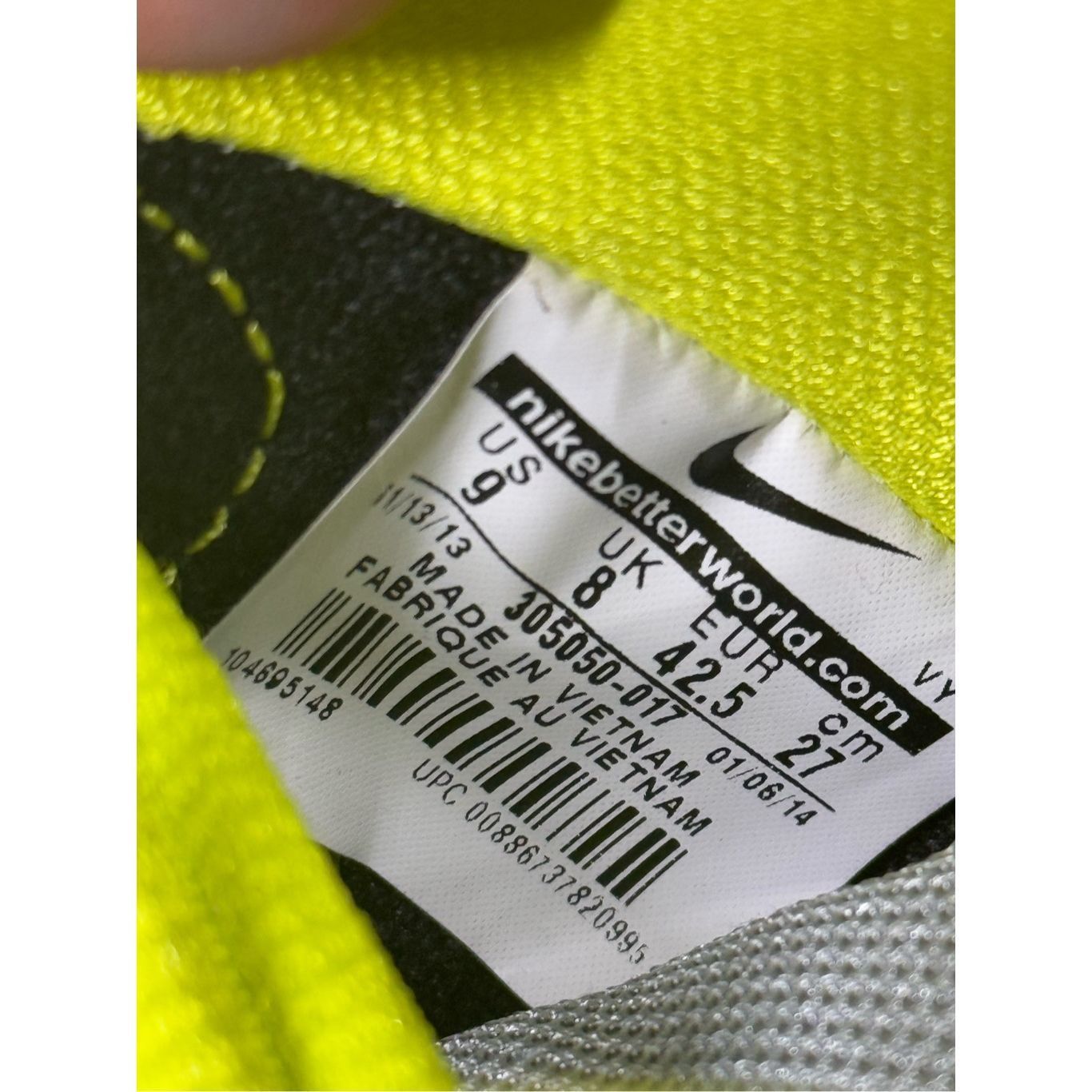Nike Size 9 - Nike SB Dunk High-Top Men's Gray/Black Yellow 30505 Size US 9 / EU 42 - 8 Thumbnail