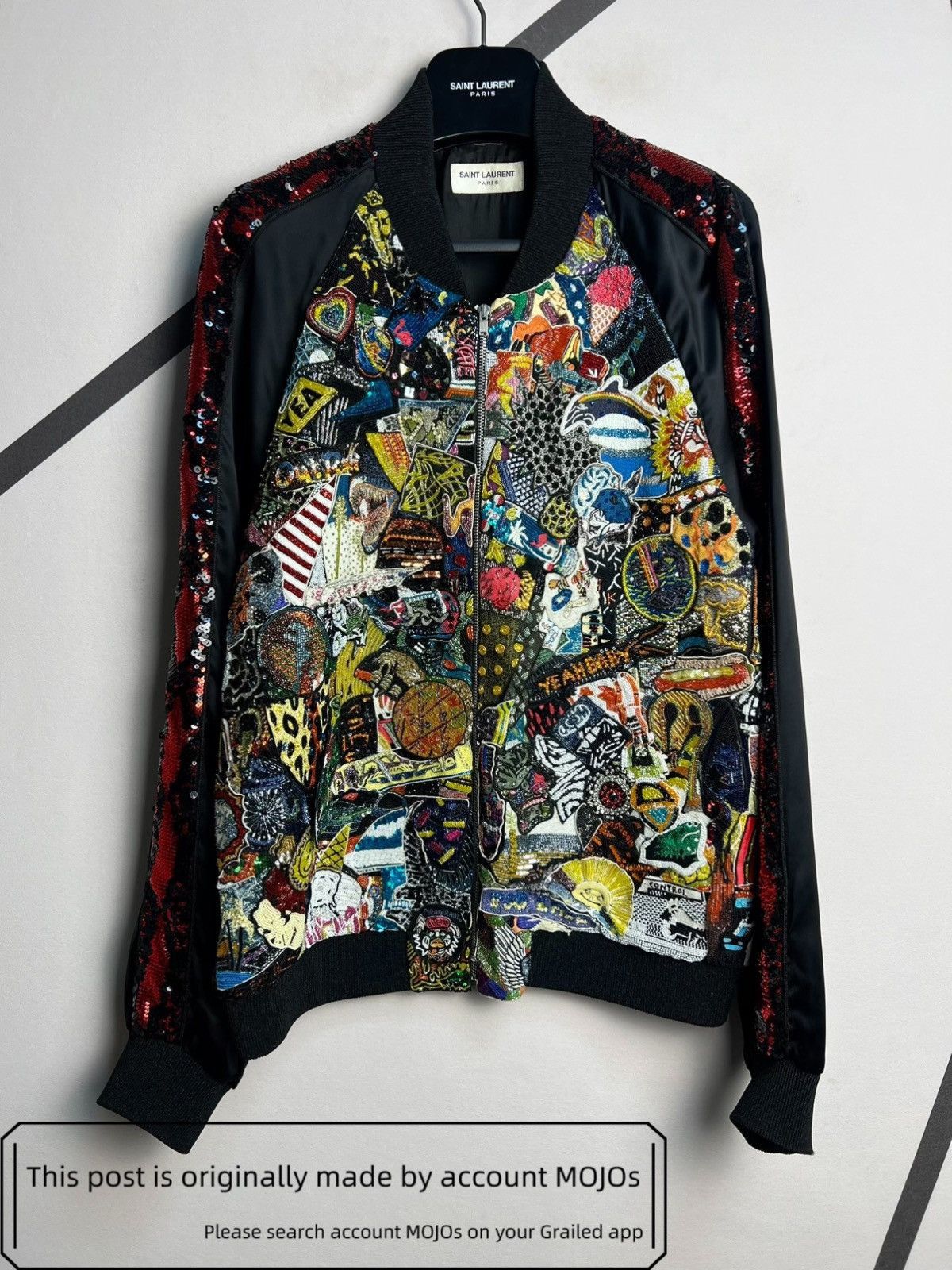 Saint Laurent Paris Saint laurent paris 16 SS leopard print jacket