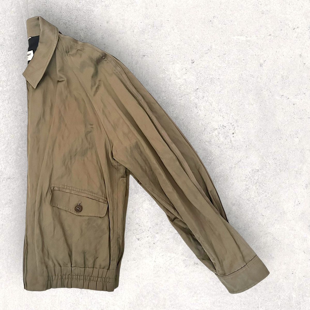 Saint Laurent Paris Saint Laurent Crinkled Satin Jacket Size US M / EU 48-50 / 2 - 5 Thumbnail