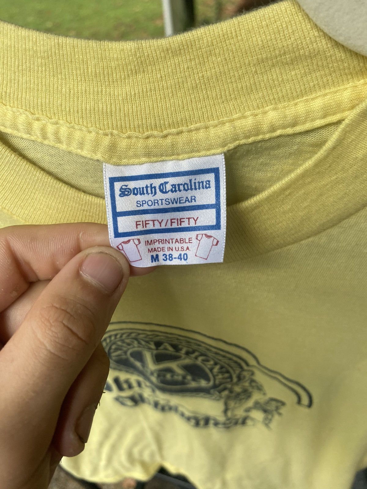 Other 90s Light Yellow 50th Oktoberfest Miller Marathon Tee Medium Size US M / EU 48-50 / 2 - 6 Thumbnail