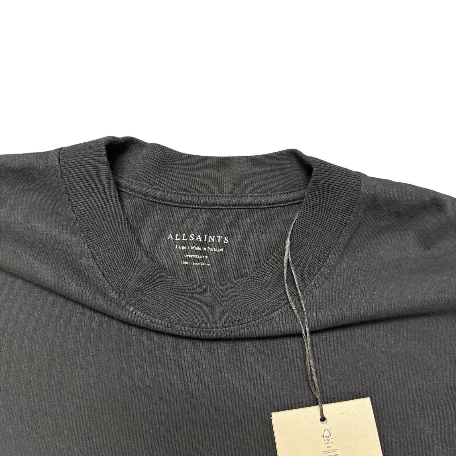 Allsaints ALLSAINTS Biggy Crew Neck Tee Black Size US L / EU 52-54 / 3 - 3 Thumbnail