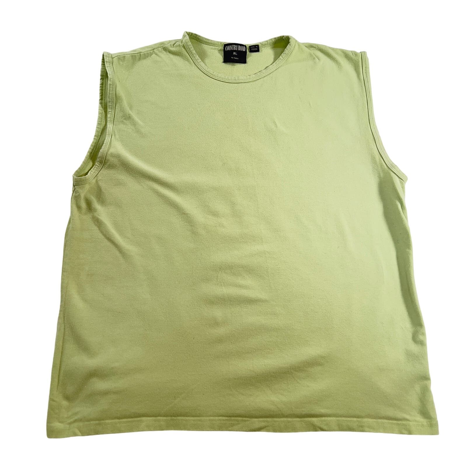Country Road Country Road Sleeveless T-Shirt Men's XL Mint Green Vintage Size US XL / EU 56 / 4 - 1 Thumbnail