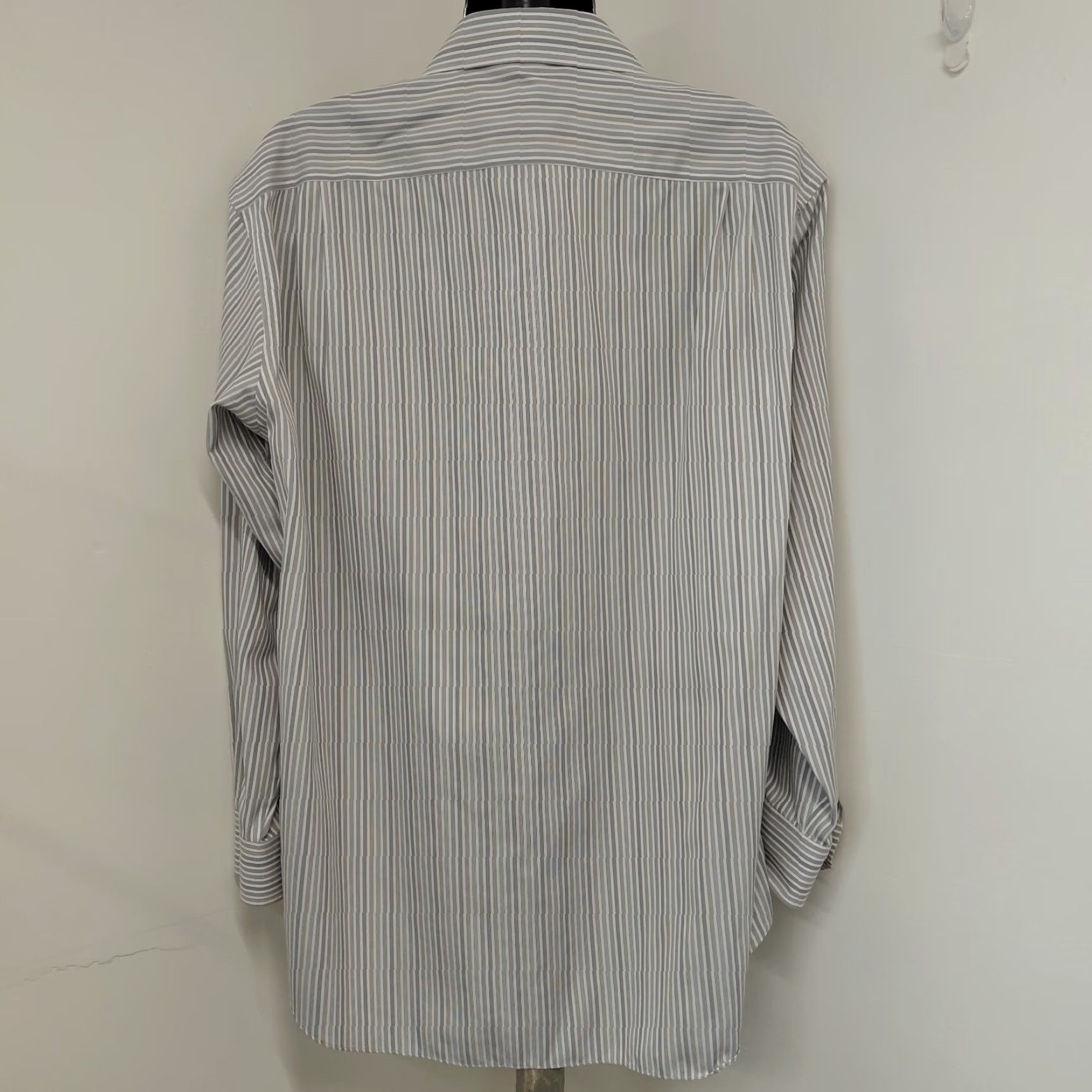 Needles Roberto Villini Shirt Men's Sz 18 34-35 Non-Iron Single Needle Business Dadcore Size US XXL / EU 58 / 5 - 5 Thumbnail