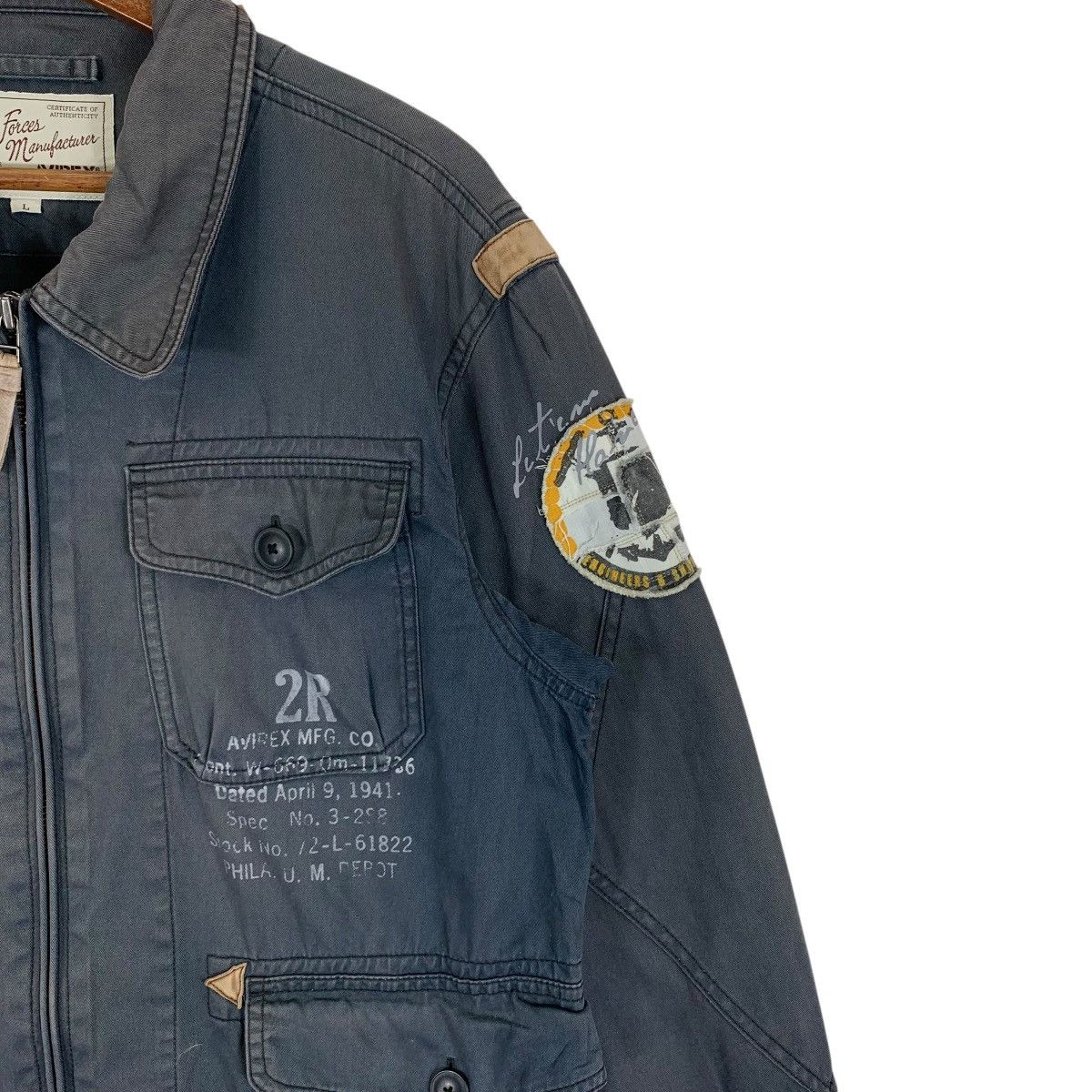 Avirex Vintage Avirex Armed Forces U.S. Navy Full Zip Jacket Size US L / EU 52-54 / 3 - 6 Thumbnail