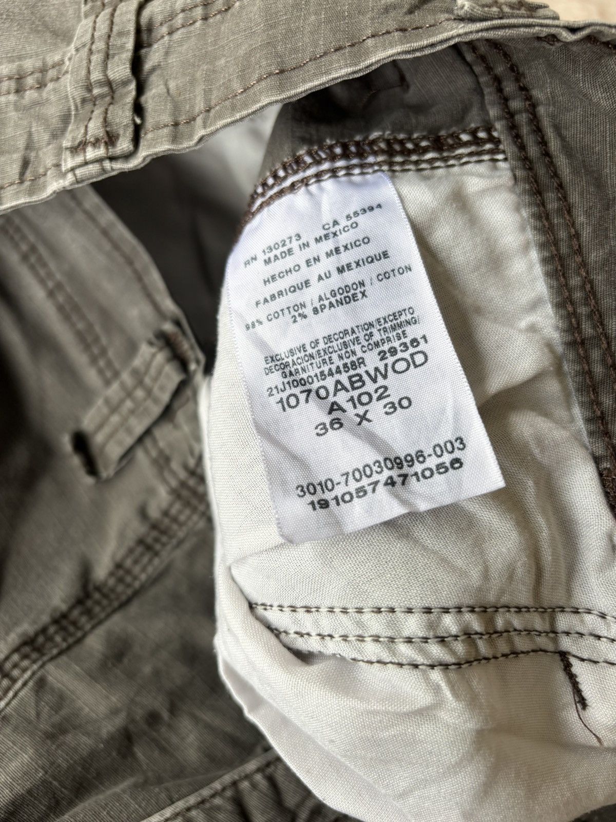 If Six Was Nine × Le Grande Bleu (L.G.B.) × Wrangler 🔥VINTAGE WRANGLER RELAXED FIT BAGGY CARGO PANTS Size US 36 / EU 52 - 11 Thumbnail