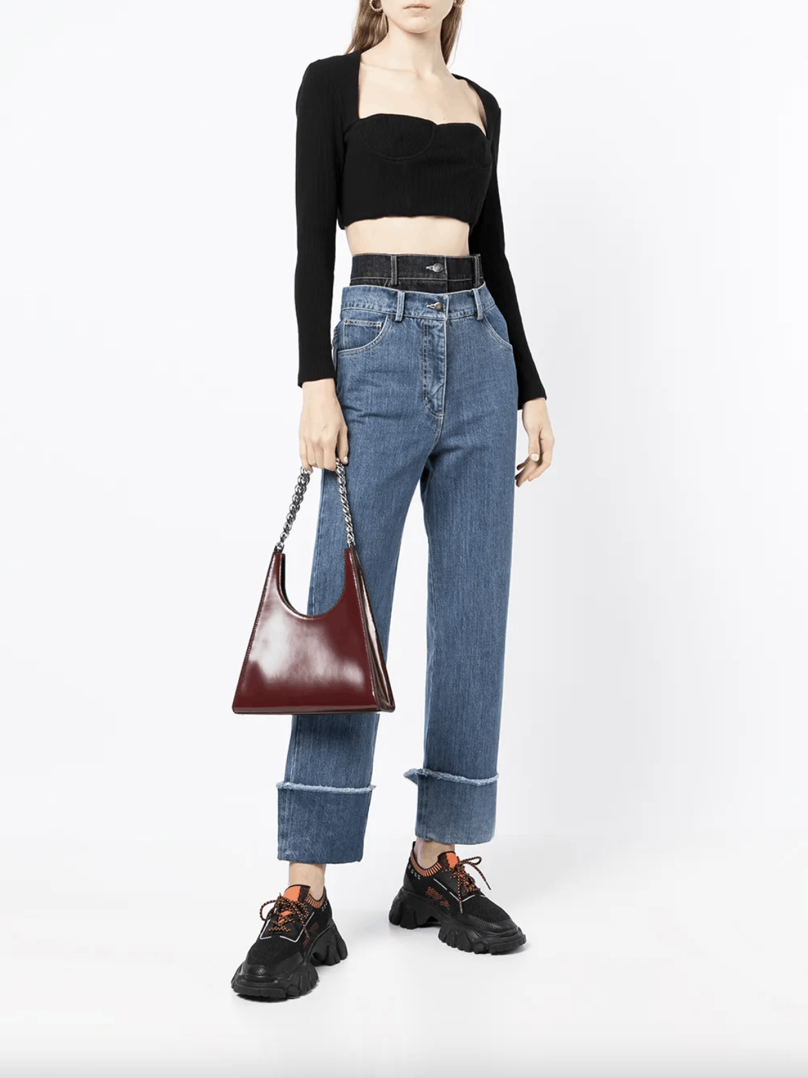 rokh Rokh washed double-layer jeans Size 26" / US 2 / IT 38 - 2 Thumbnail