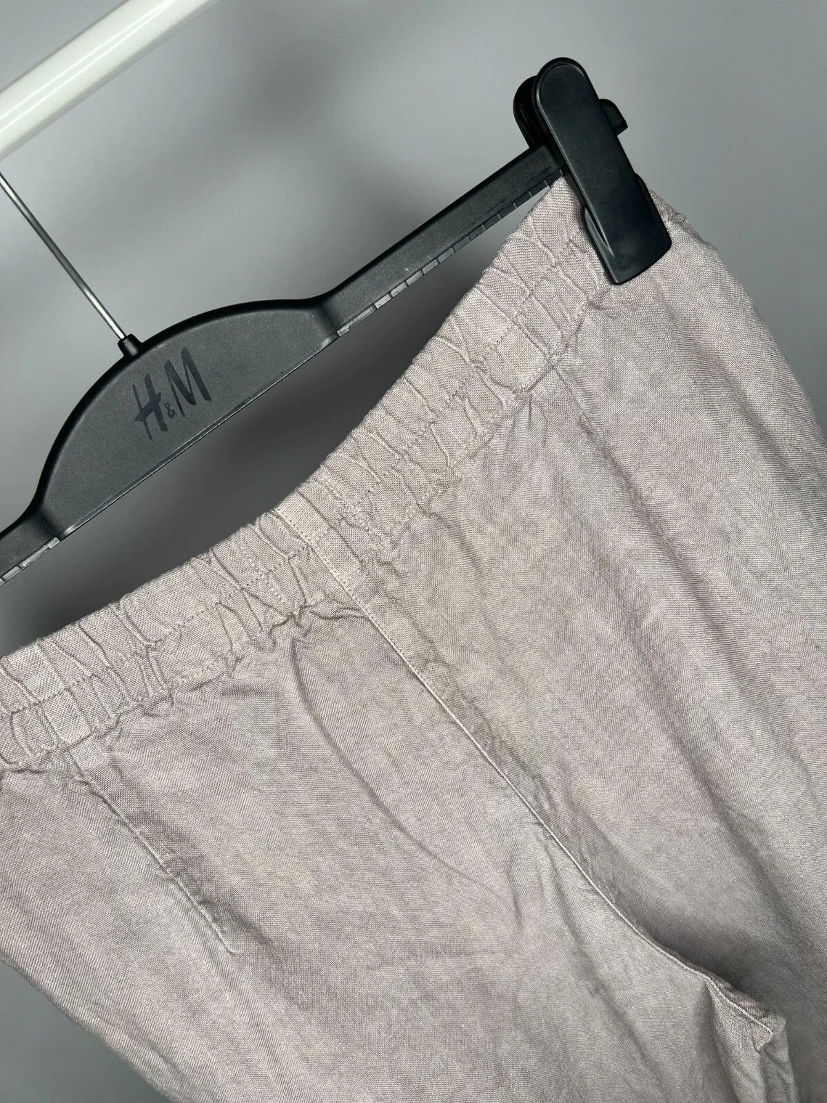OSKA OSKA Light Grey 100% Linen Wide Leg Pants Trousers Size 3 Size 32" / US 10 / IT 46 - 12 Thumbnail