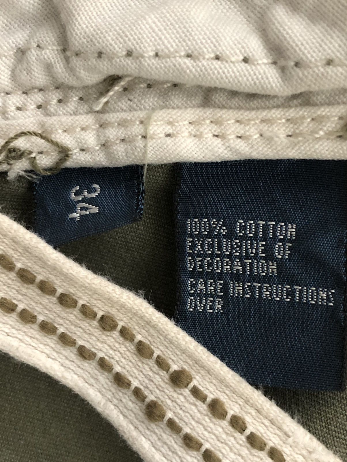Polo Ralph Lauren × Vintage Vintage cargo POLO ralph lauren baggy cotton shorts 2000s Size US 34 / EU 50 - 9 Thumbnail