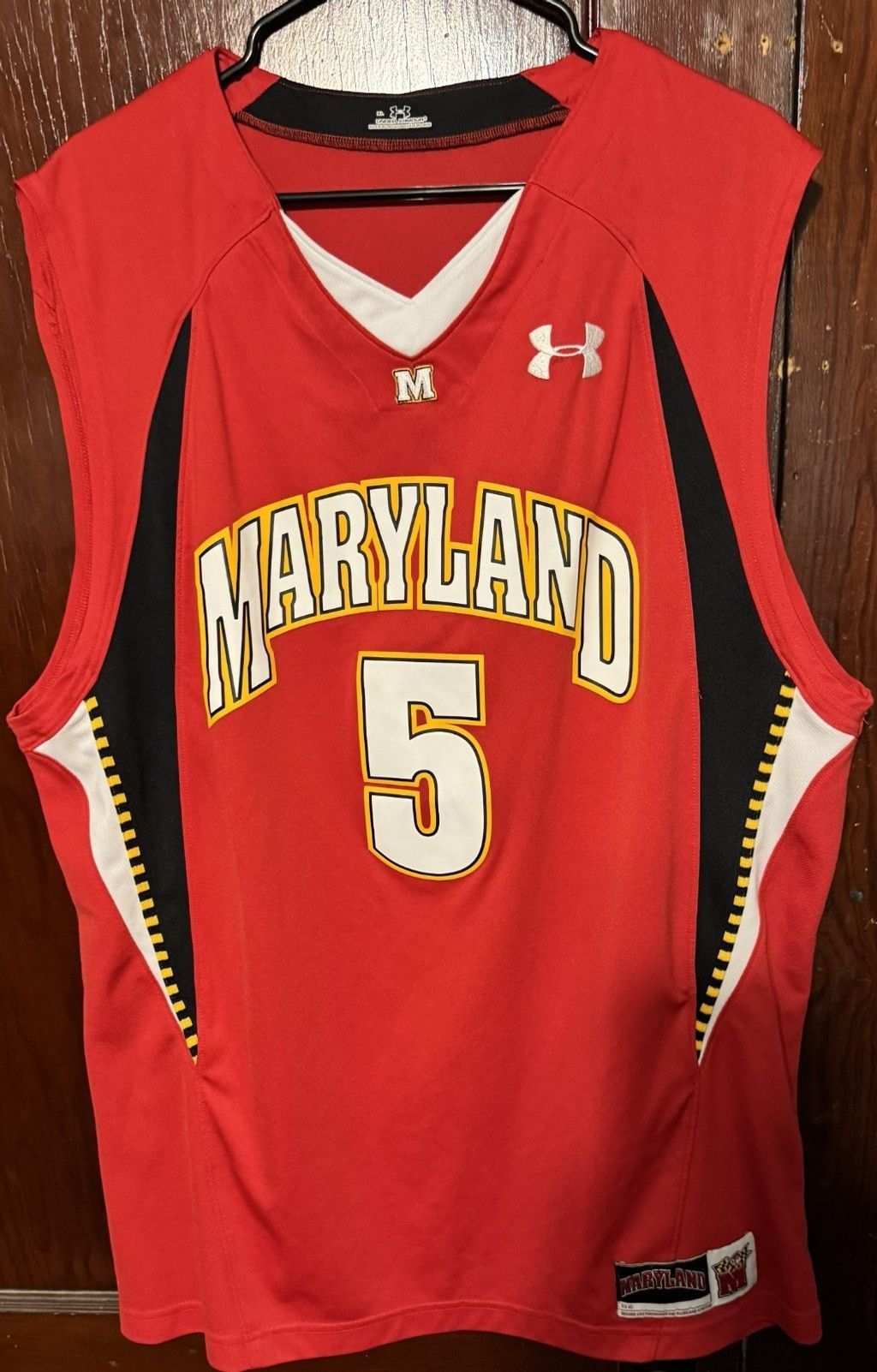 Under Armour Maryland Terps #5 Under Armour Men's Jersey Red Size XL Size US XL / EU 56 / 4 - 1 Thumbnail