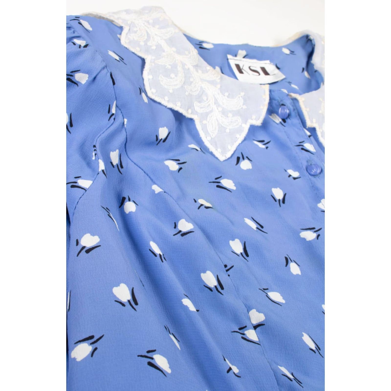X-LARGE VINTAGE KSL Dress Shirt? Size XL / US 12-14 / IT 48-50 - 3 Thumbnail