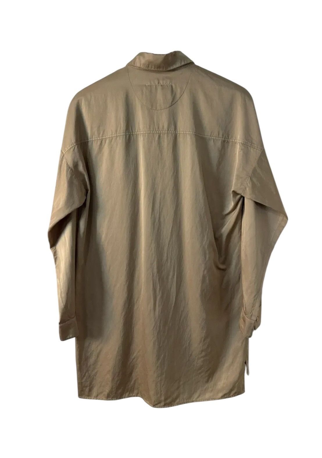 Maison Margiela Maison Margiela Over-Sized Viscose Brown Shirt Size ONE SIZE - 2 Thumbnail