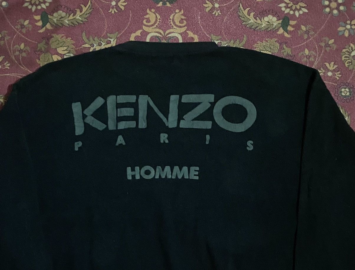 Japanese Brand Vintage Kenzo Paris Homme Sweater Size US L / EU 52-54 / 3 - 3 Thumbnail