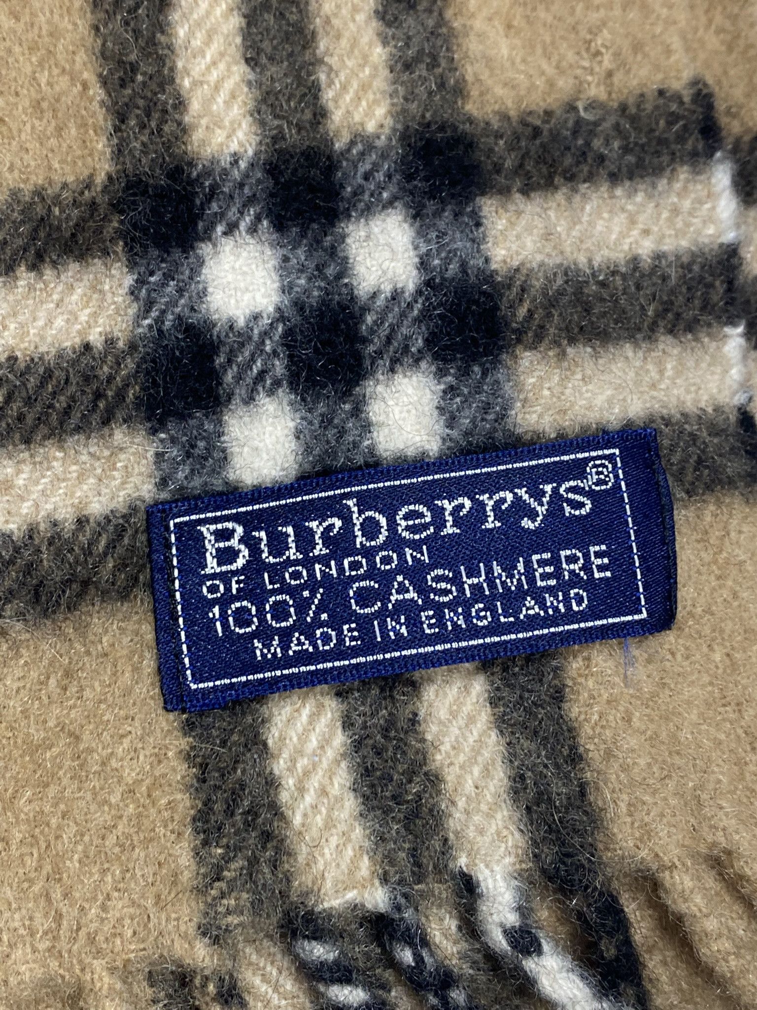 Burberry Burberry London Scarf Nova Check - 100% Cashmere Size ONE SIZE - 3 Thumbnail
