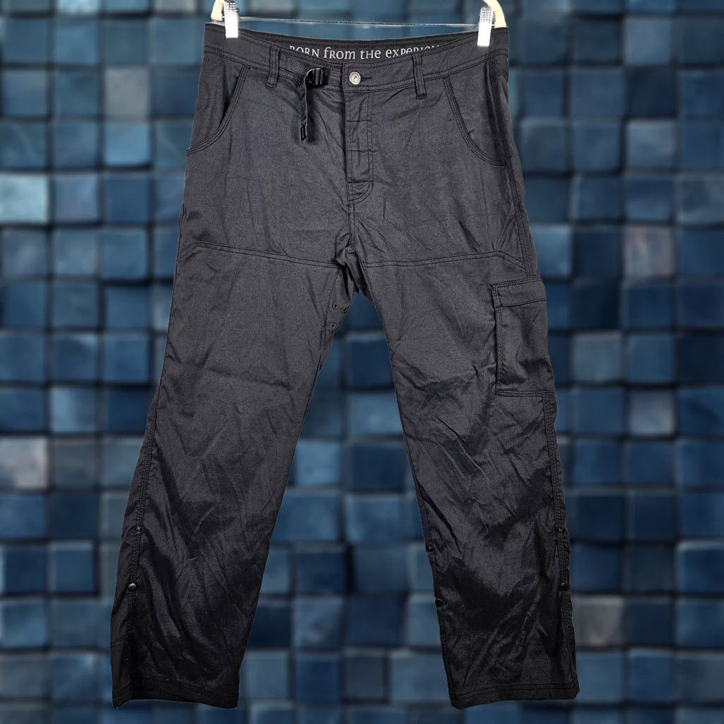 Prana Prana Men's Black Outdoor Belted Pocket Rolling Up Leg Pants 34W 29L Size 34 Regular Cotton Blend Belted Pants Black Mens Regular 34W-29L Size US 34 / EU 50 - 1 Thumbnail