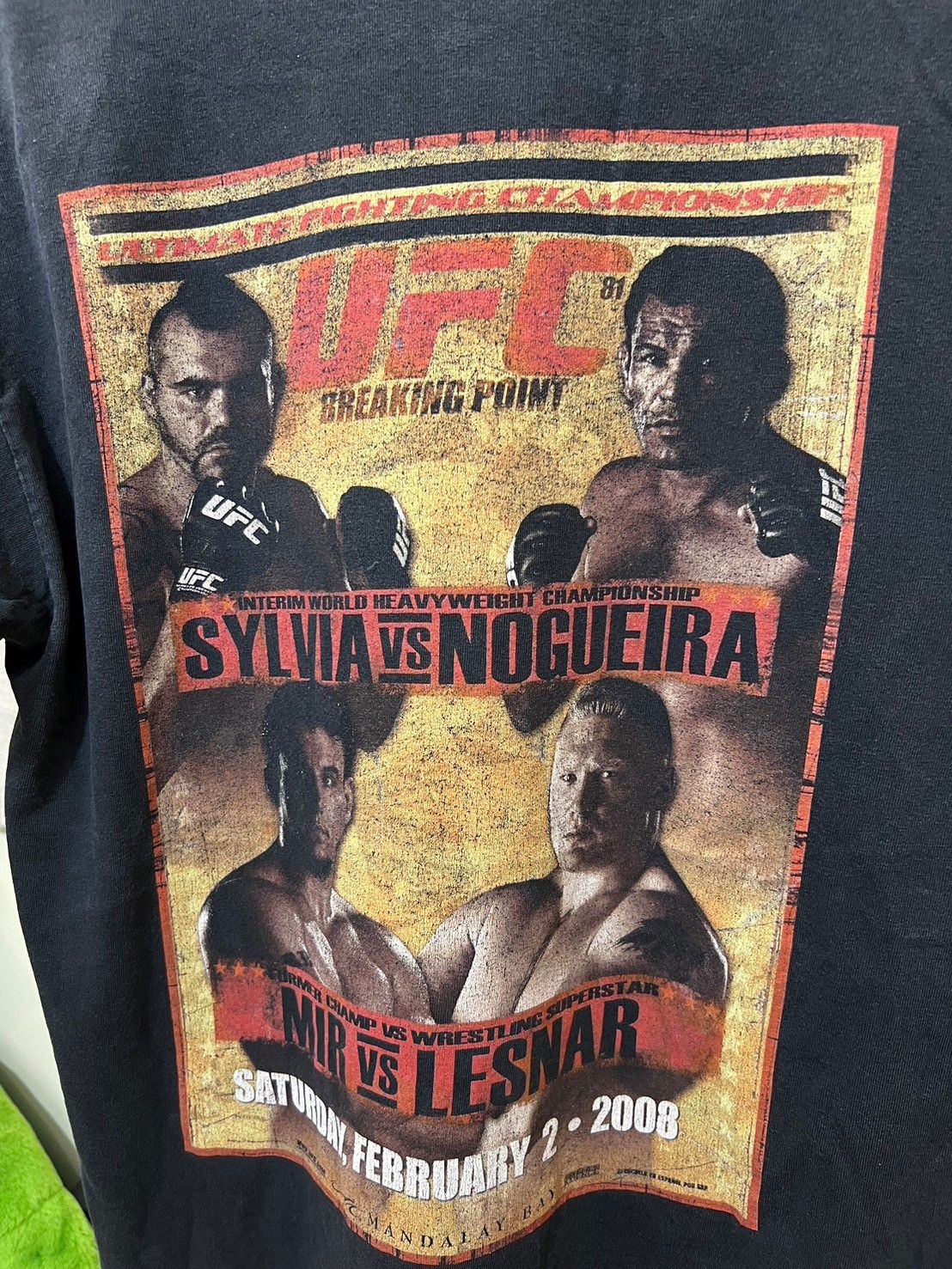 Vintage Vintage UFC Mir vs Lesnar shirt BN Size US M / EU 48-50 / 2 - 5 Thumbnail